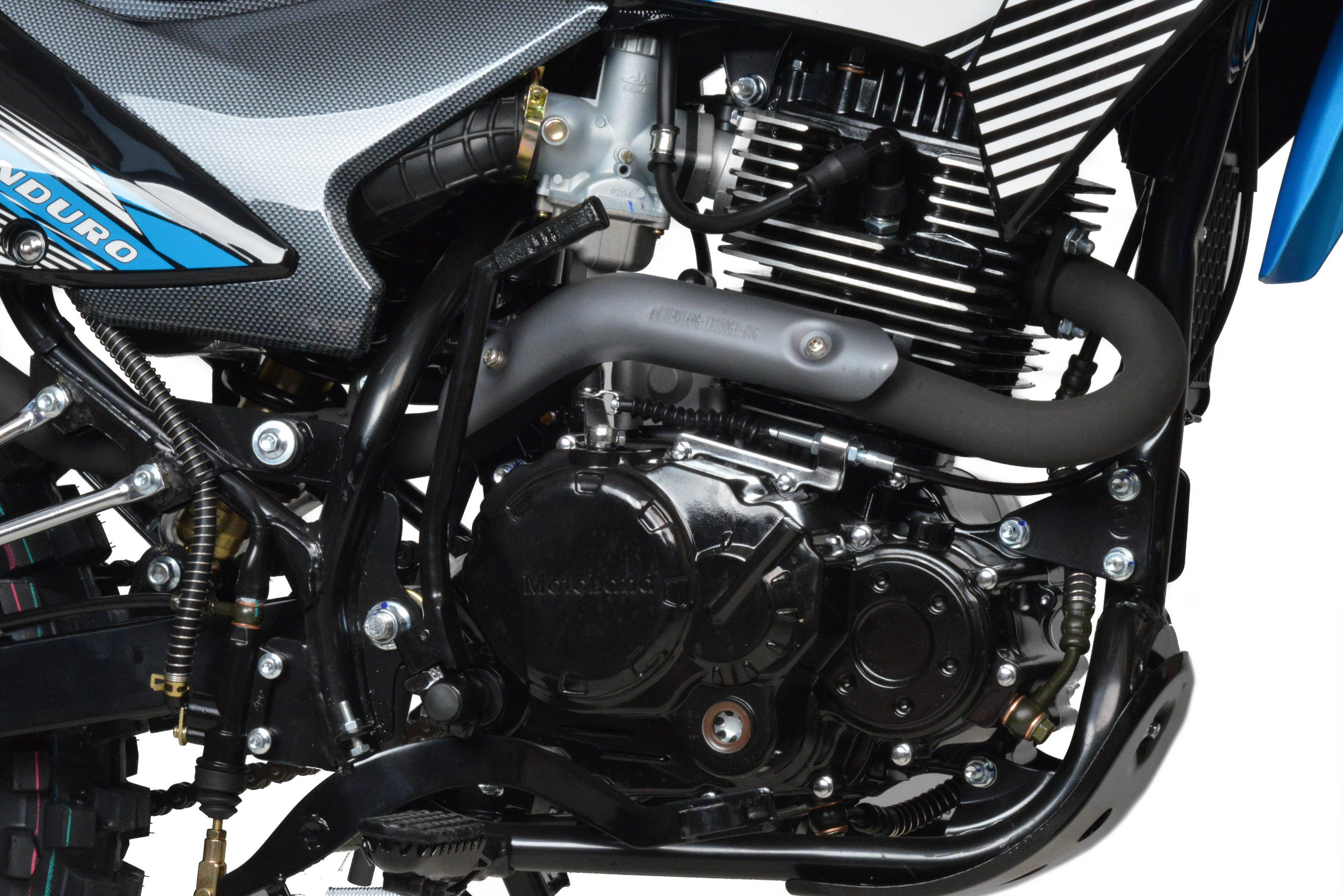 Мотоцикл Кросс 300 ENDURO ST NEON синий