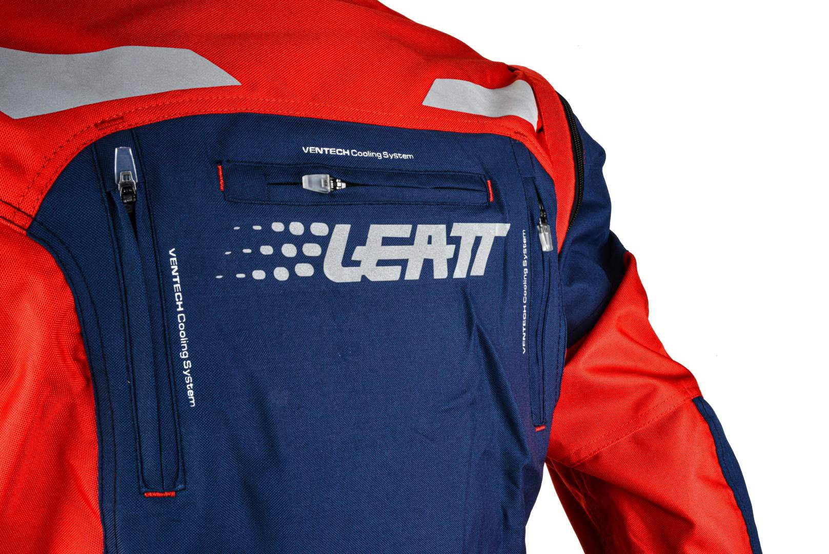 Куртка мото LEATT №2 red (текстиль) (M)