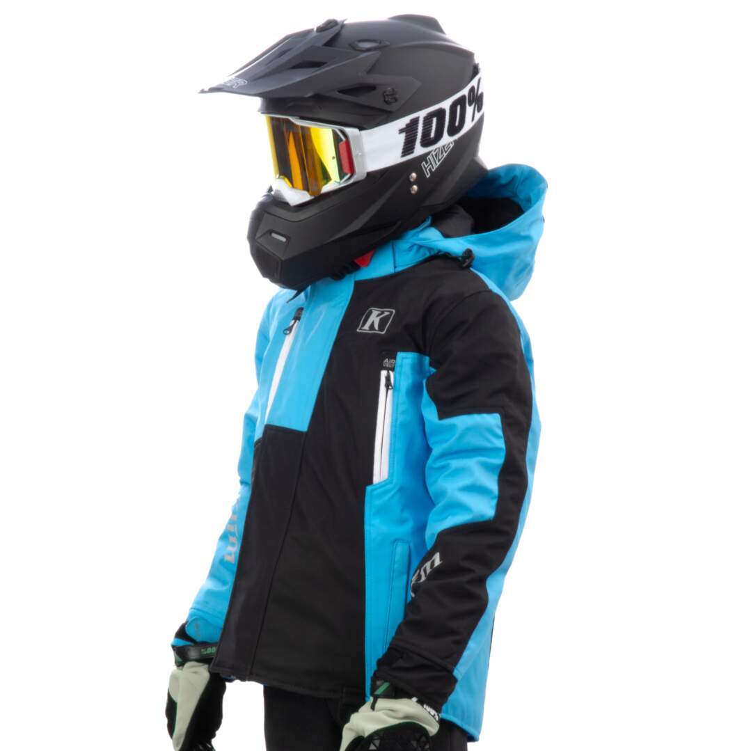 Куртка для снегохода (детская) KLIM KOMPOUND №3 black-blue (текстиль) (10Y)