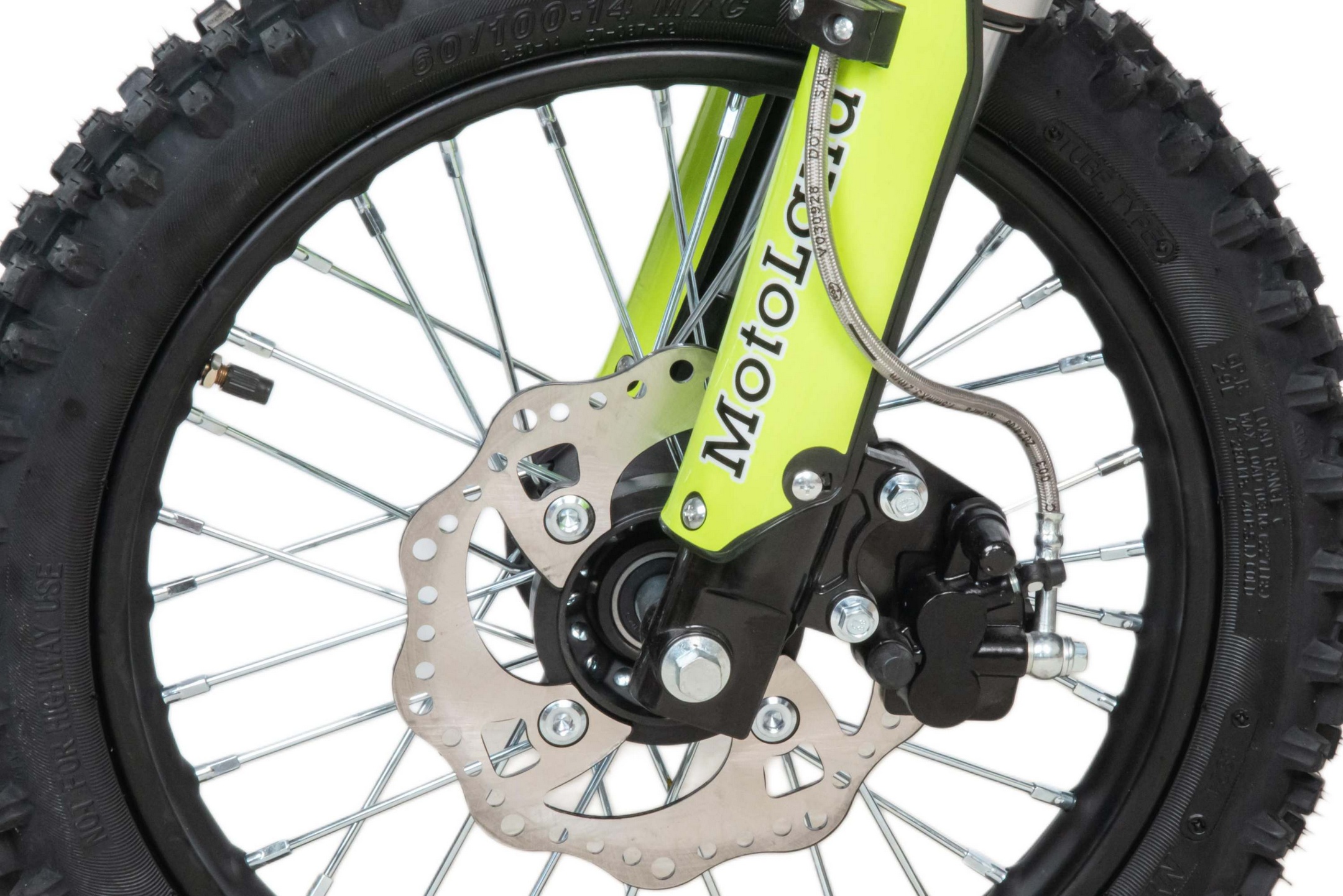 Питбайк  Motoland TCX125 E 14/12 +фара зеленый