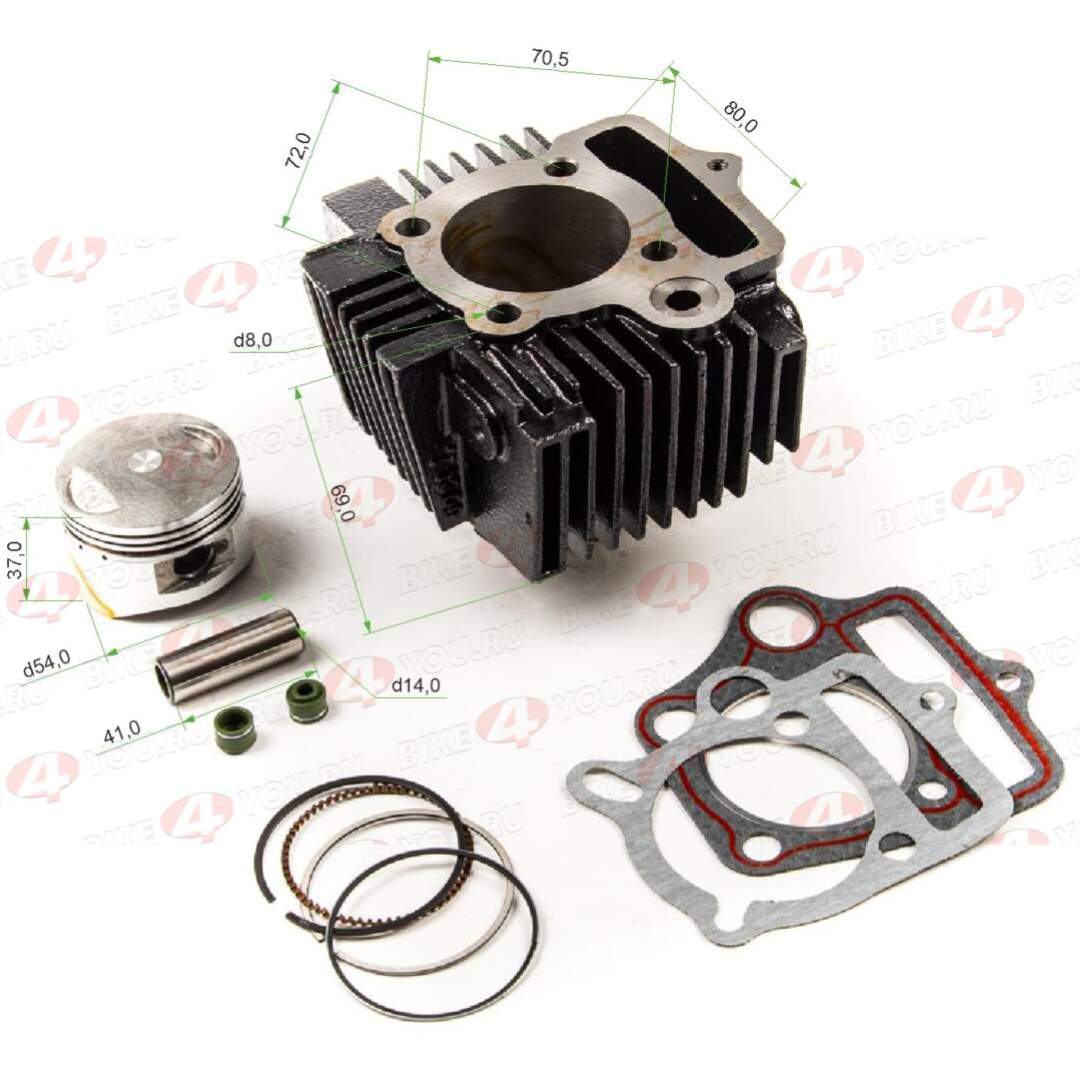 Цилиндро поршневая группа ( ЦПГ ) 154FMI 125см3.