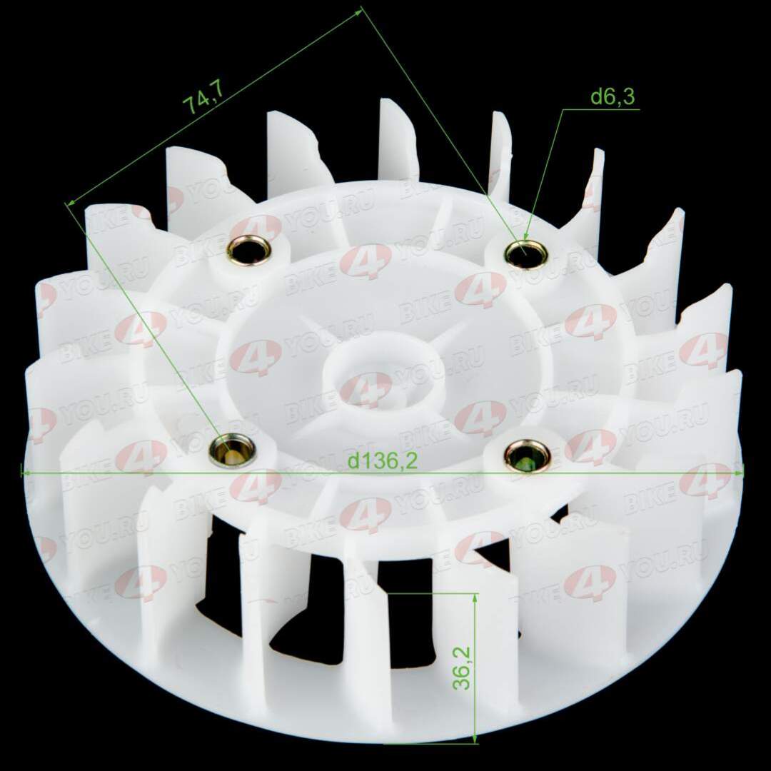 Крыльчатка генератора 161QMK-B2 200см3 с реверсом