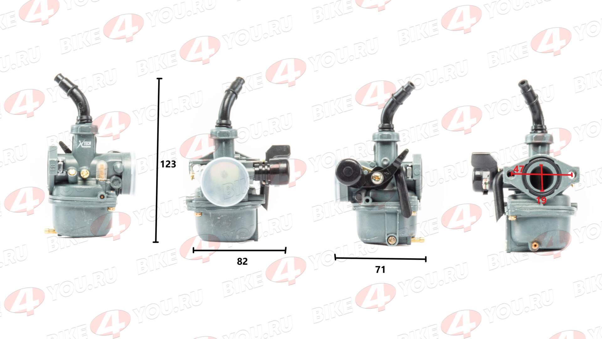 Карбюратор  70см3 (ручной обогатитель) X-TECH
