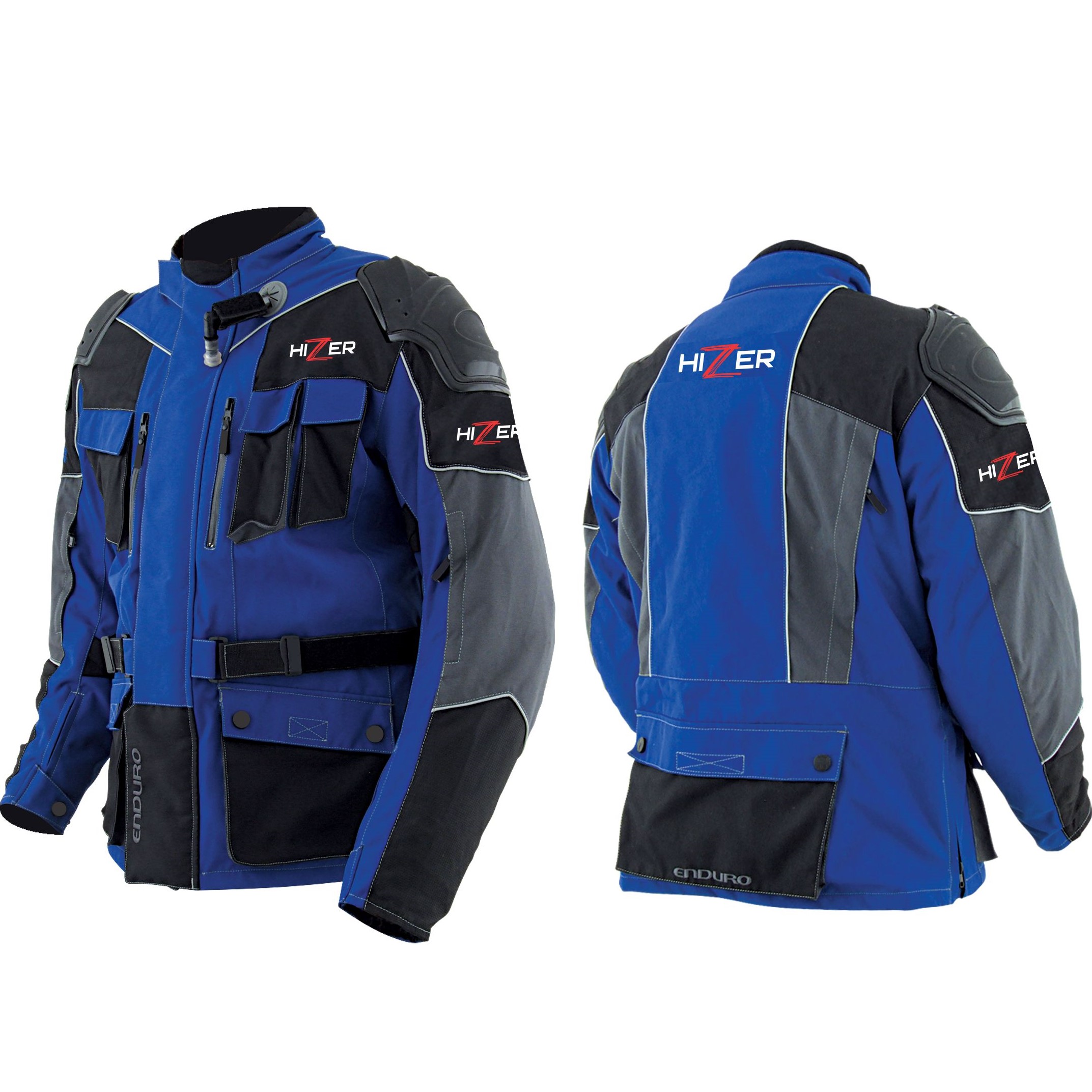 Куртка мотоциклетная (текстиль) HIZER 333-A (L)
