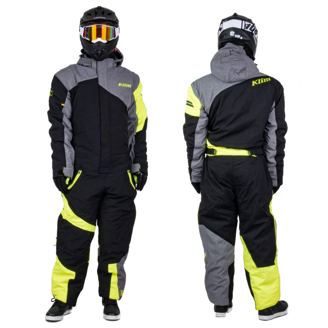 Комбинезон для снегохода KLIM RAILSLIDE №1 black-yellow (текстиль) (XXL)