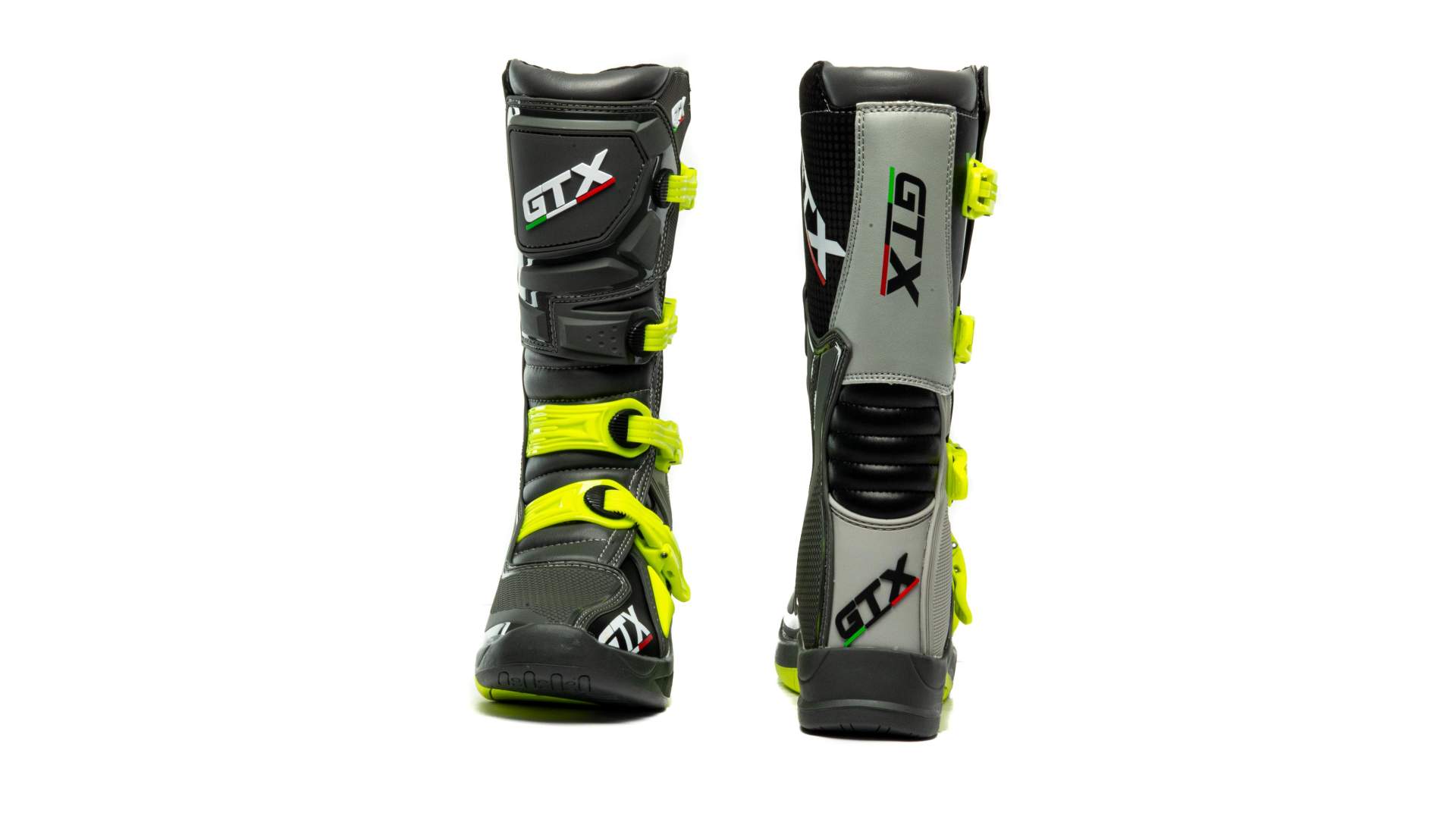 Мотоботы GTX MX №2 grey/green (р. 46)