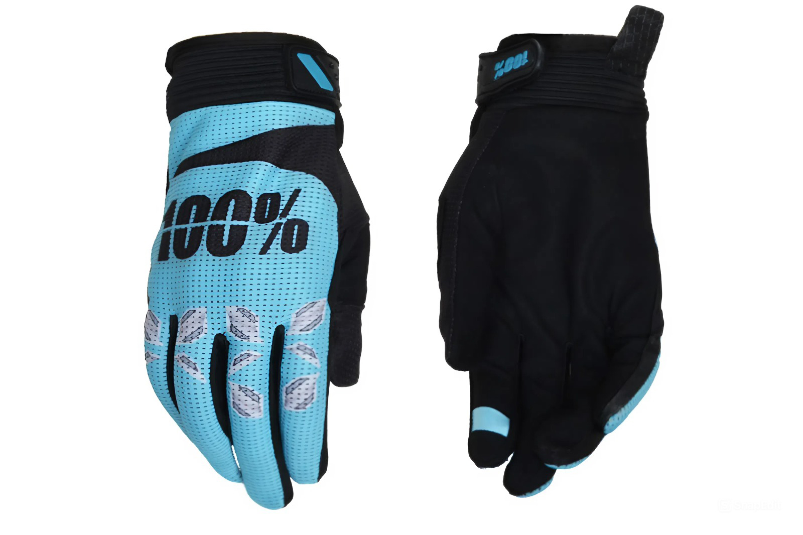 Перчатки мото 100% №8 green/ black/yellow (L) мотокросс