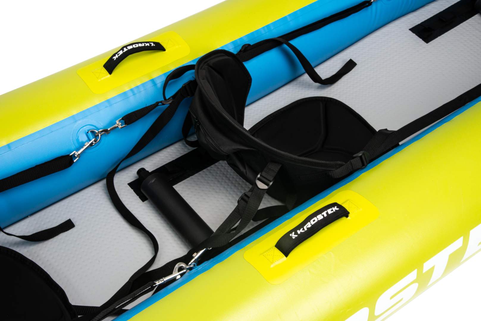 Байдарка двухместная KROSTEK №1 Yellow/Blue