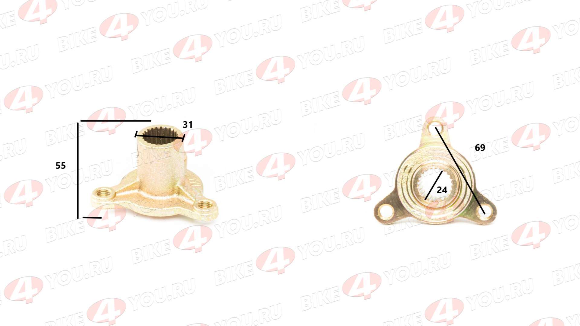 Ступица задней оси ATV RIDER