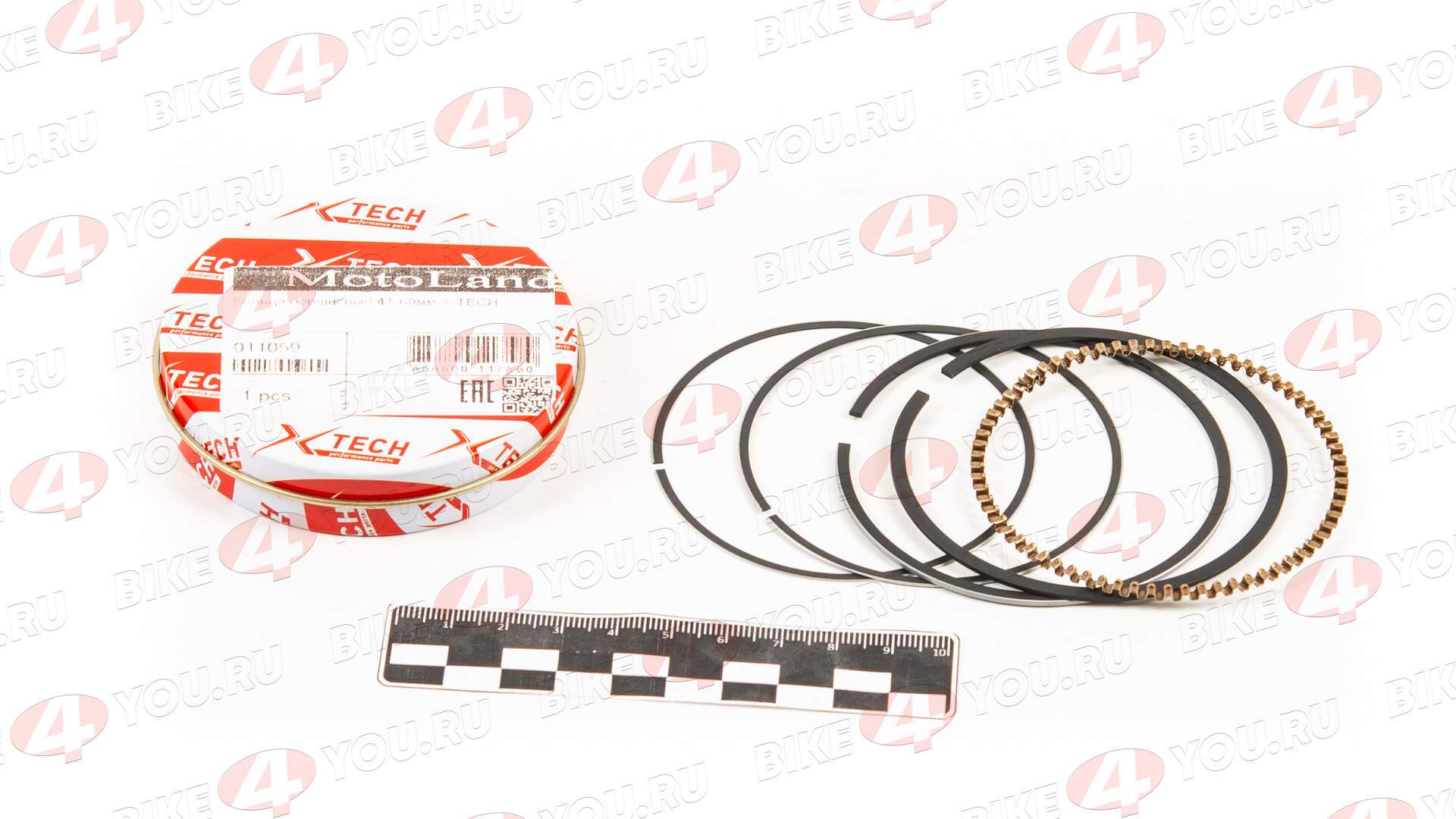Кольца поршневые 4T d=69mm X-TECH