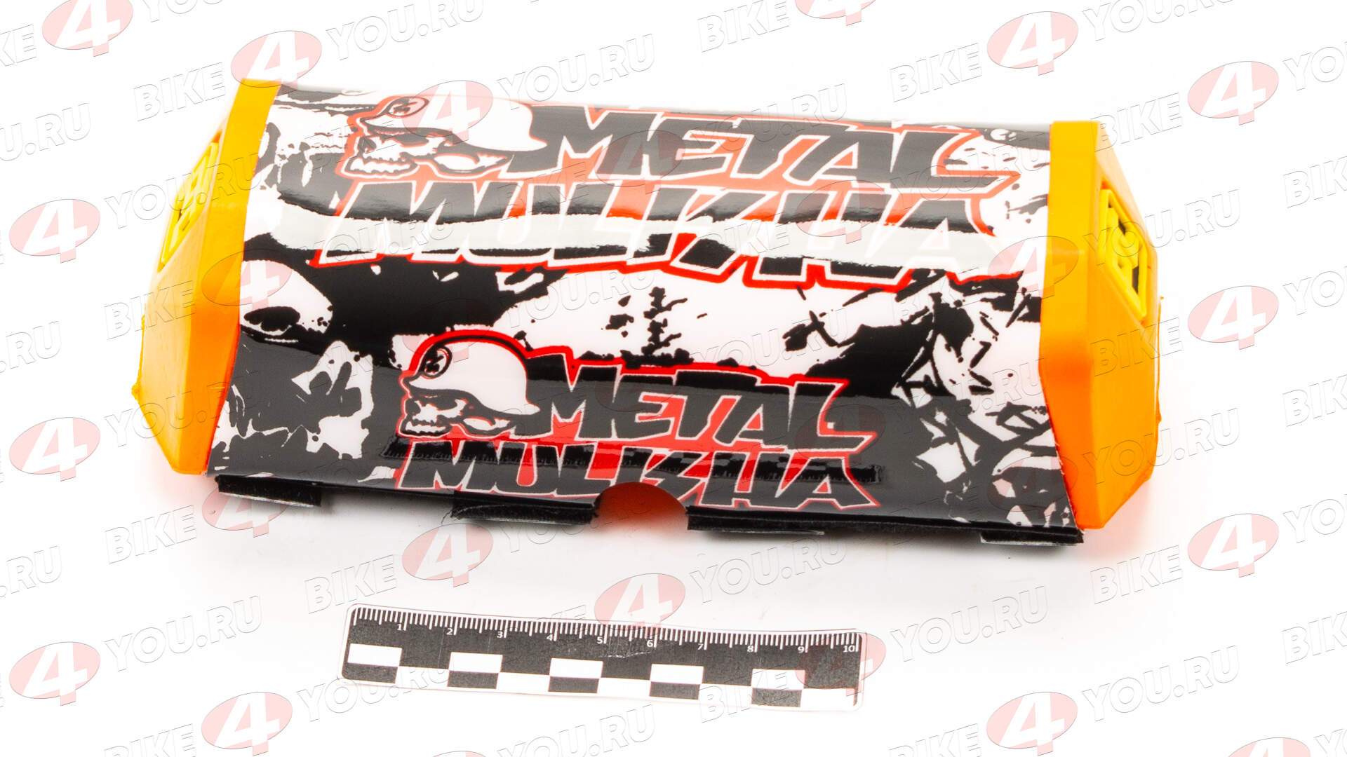 Защита руля прямоугольная №2 оранжевая