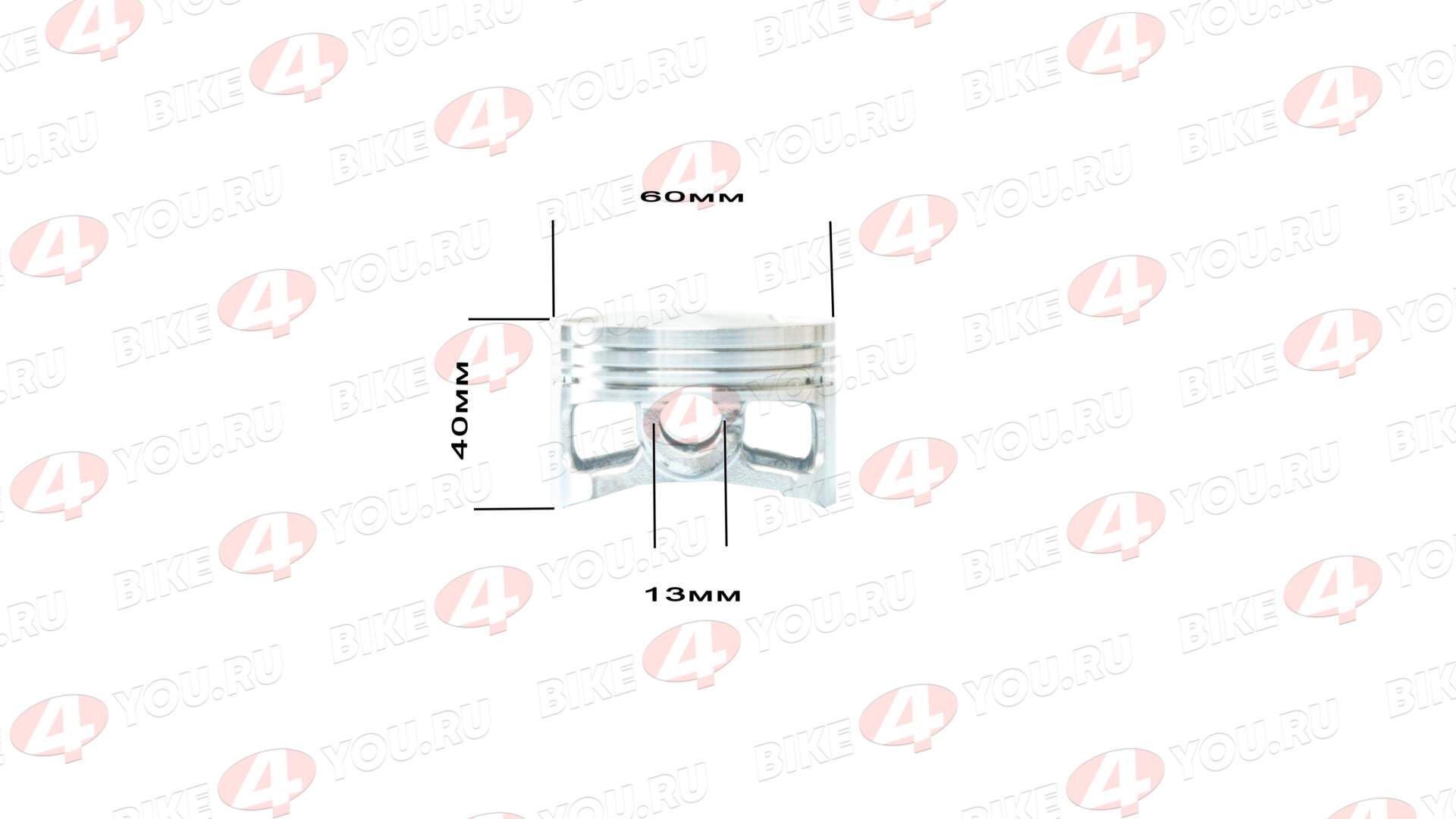 Поршень в сборе YX150/160 (W150-2/W160-2) 150см3 160см3D=60 