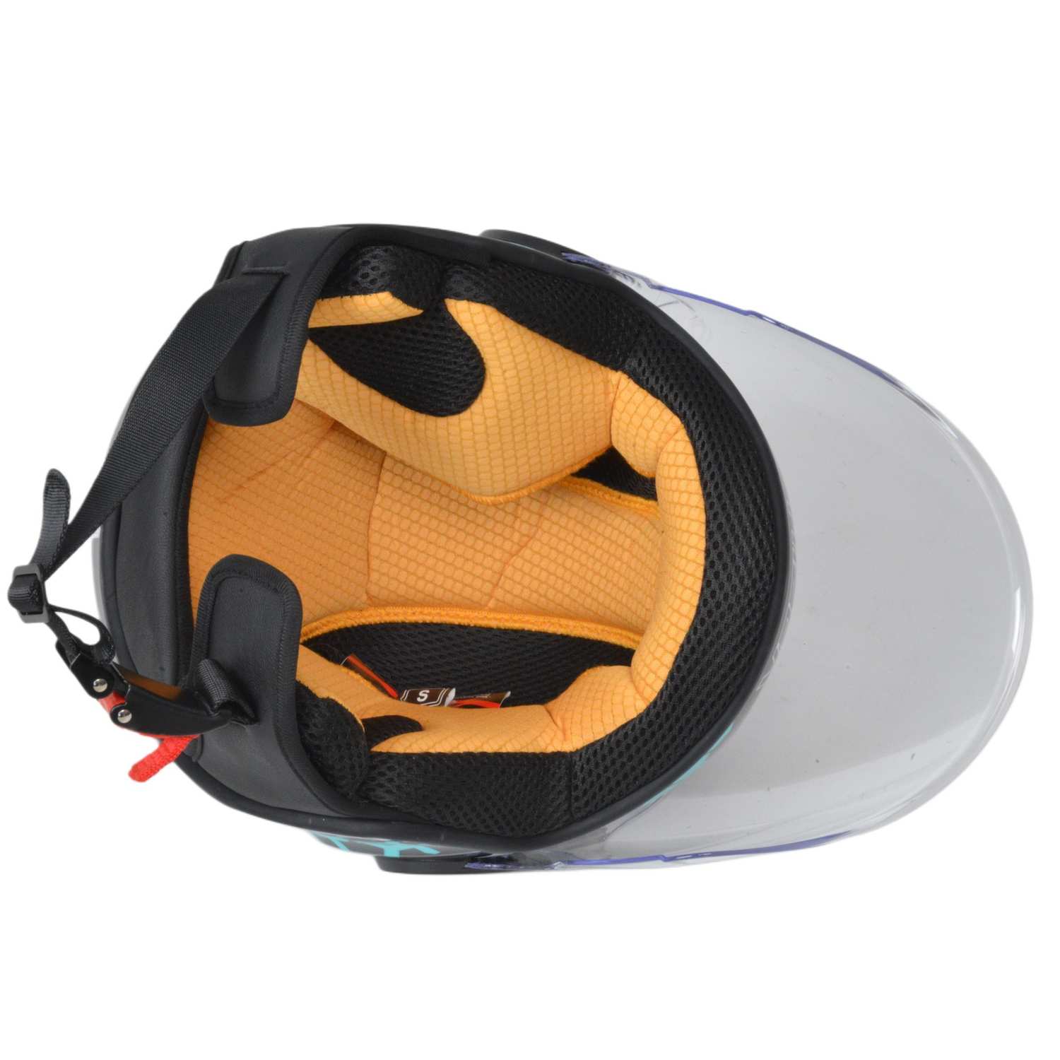 Шлем мото открытый HIZER J511 №2 blue/black (L) детский