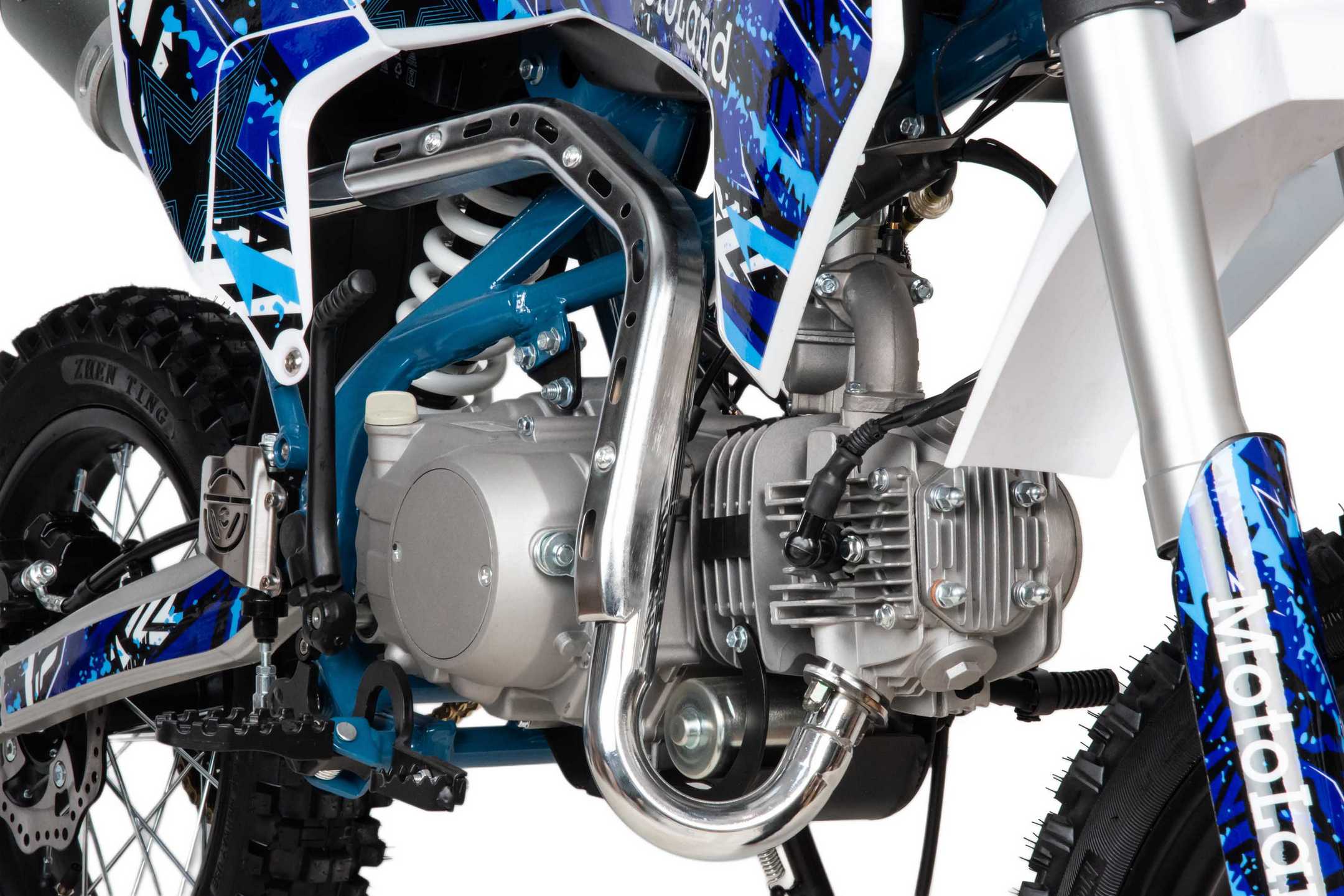 Питбайк  Motoland TCX125 E 17/14 синий NEW