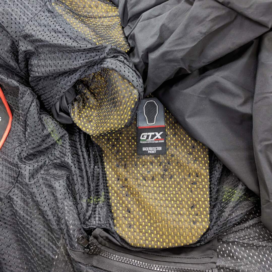 Куртка мотоциклетная (текстиль) GTX EJ-2402 BLACK/LIGHT GREY/NAVY (XXL)