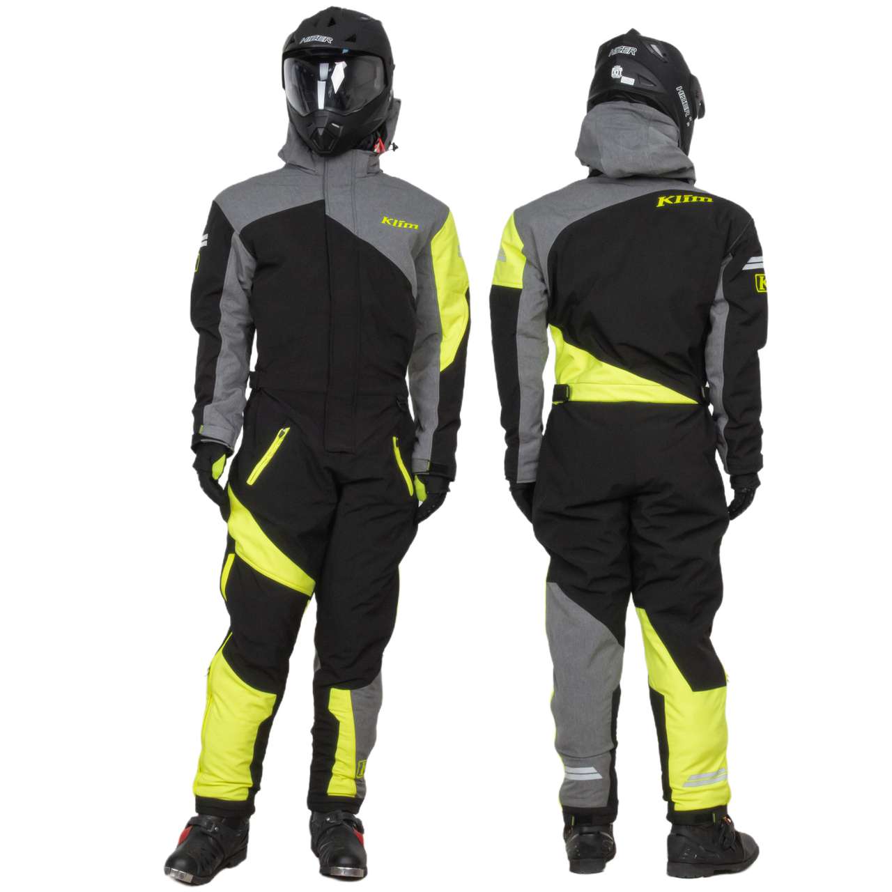 Комбинезон для снегохода KLIM RAILSLIDE (-5 С) №9 black-yellow (текстиль) (XL)