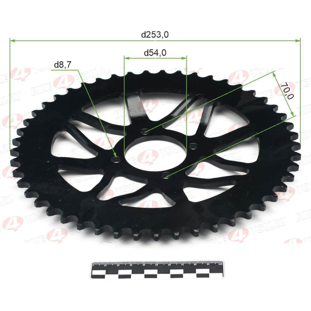 Венец, звезда ведомая (520-49) KAYO T2 4х70х54х8,7