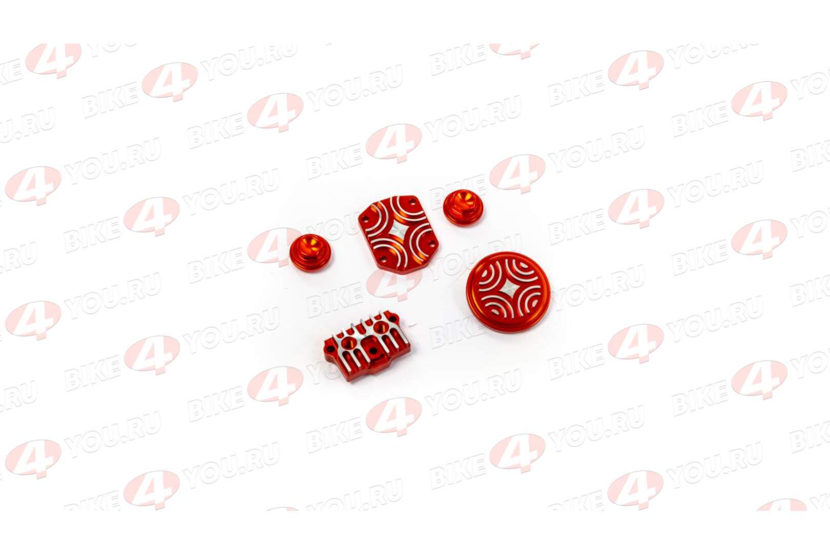 Крышки головки YX125см3 (компл.) CNC оранжевые