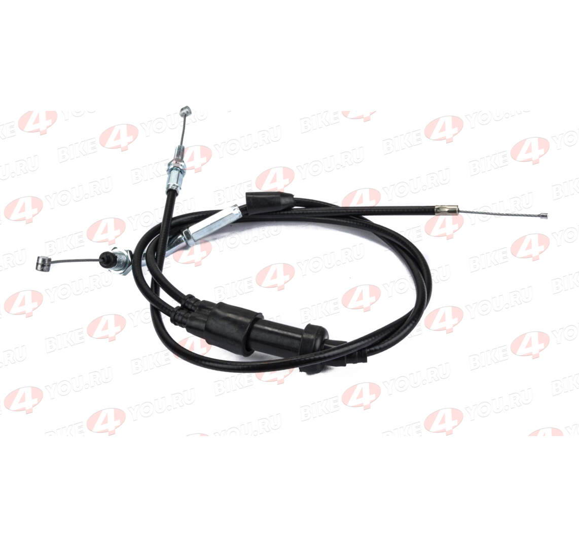 Трос газа (двойной с загибом, для карбюратора с ускорителем) 250см3 L=1060