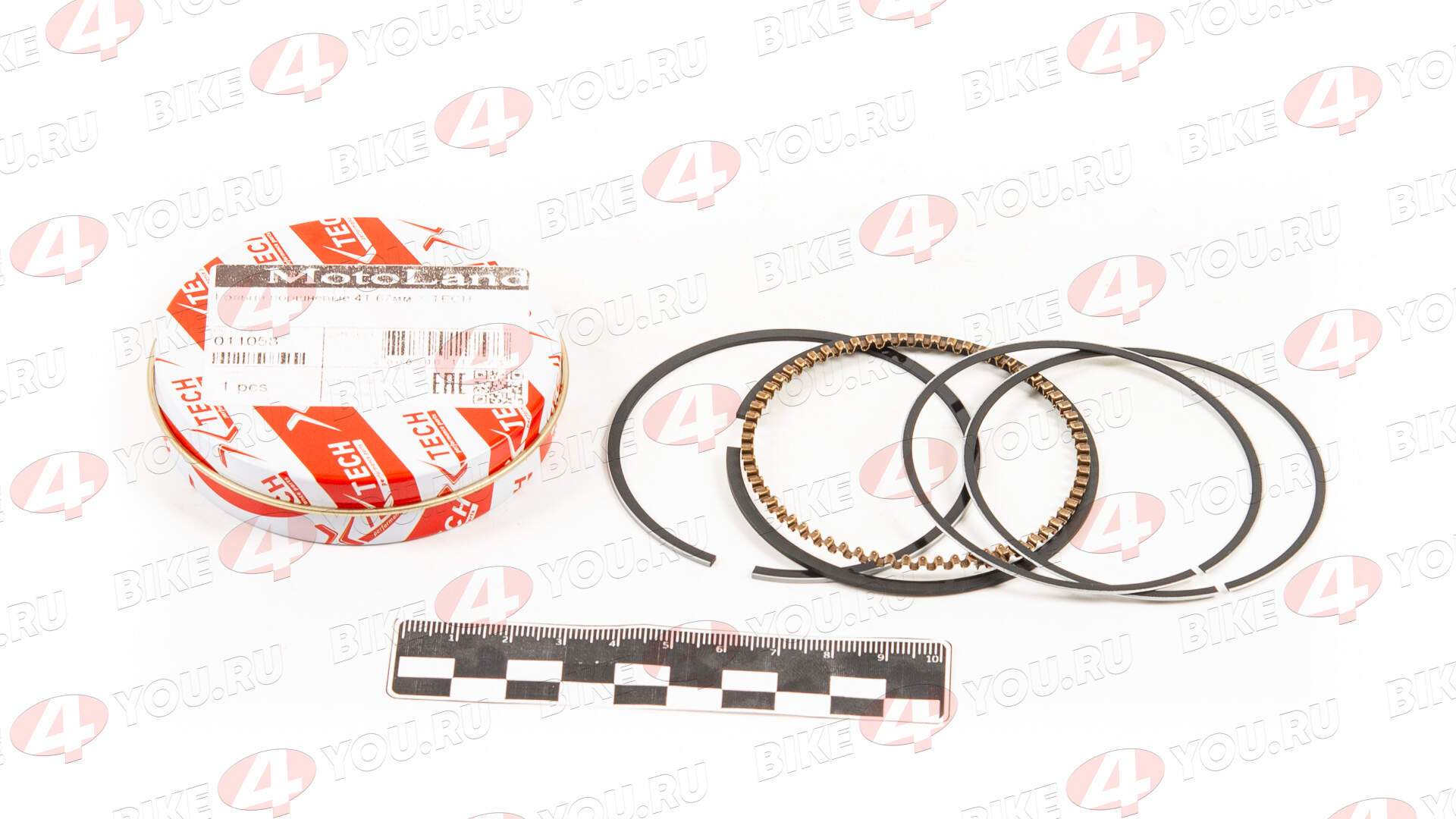 Кольца поршневые 4T d=67mm X-TECH