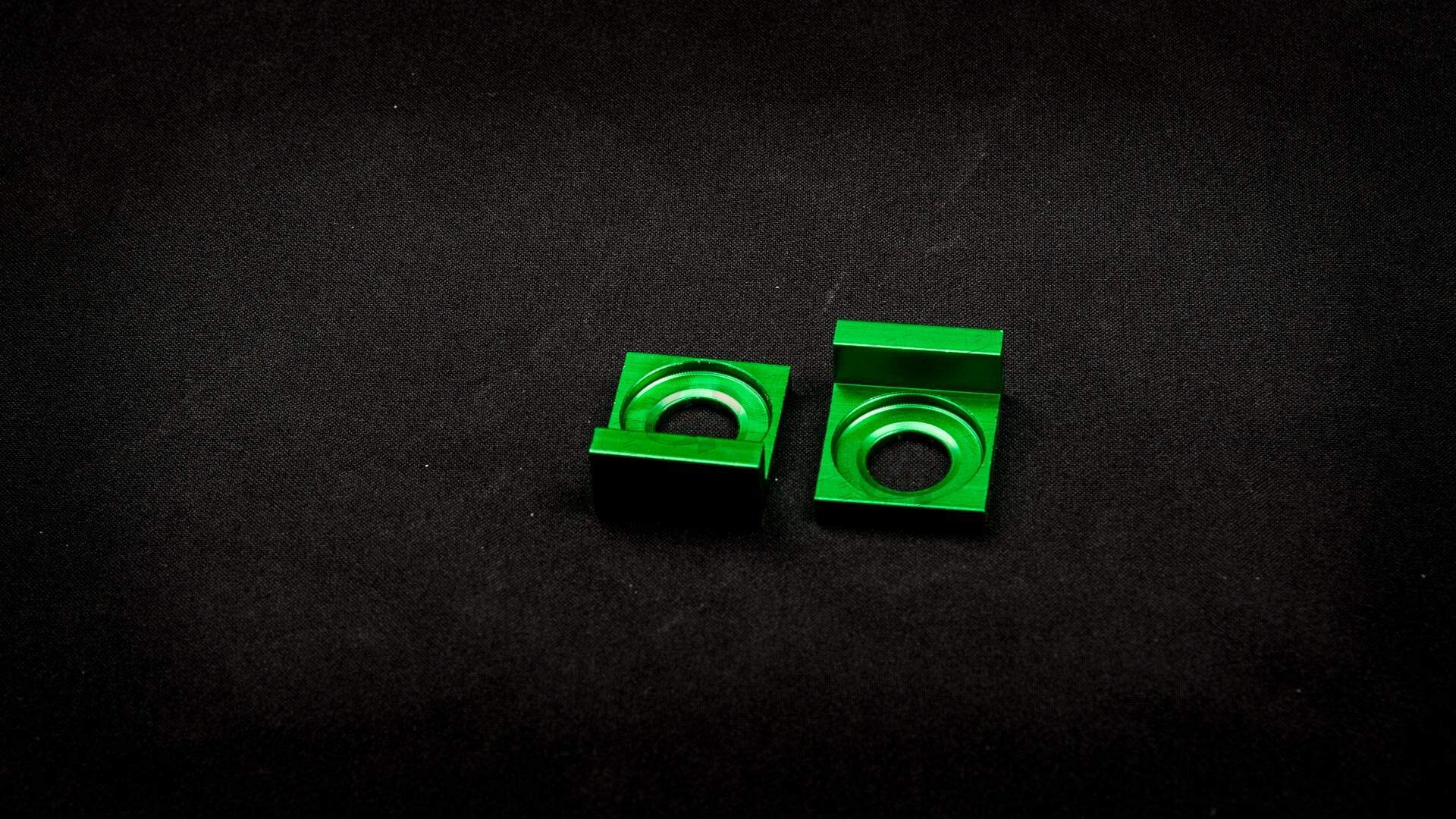 Натяжитель приводной цепи CNC зеленый (компл. лев+прав) 