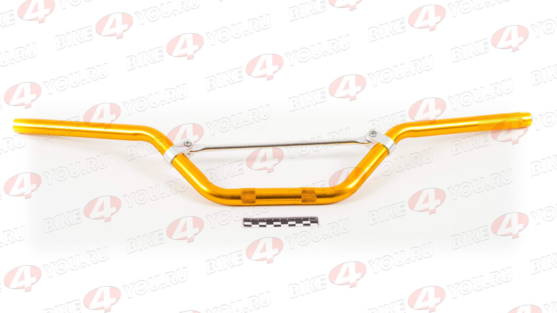 Руль 22мм №3 с перекладиной золото