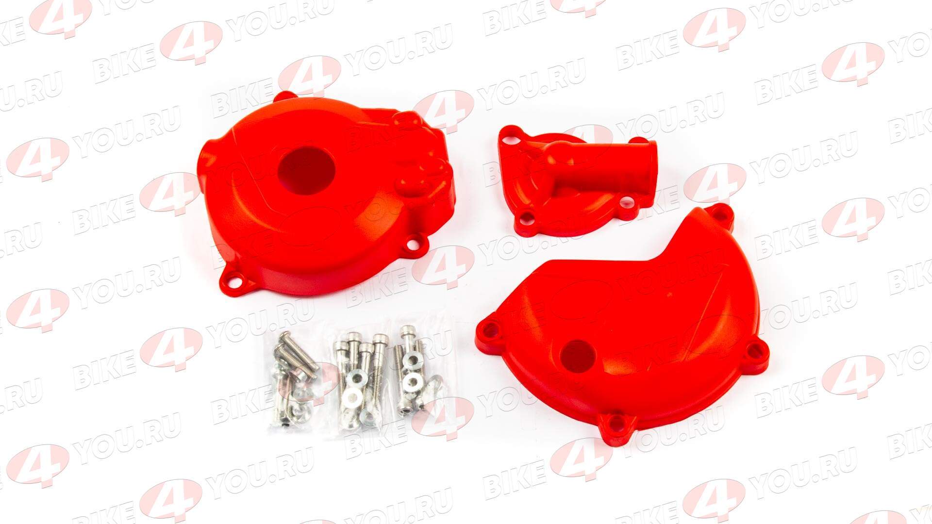 Крышки для защиты двигателя 177MM (NC250) красные OTOM ZS