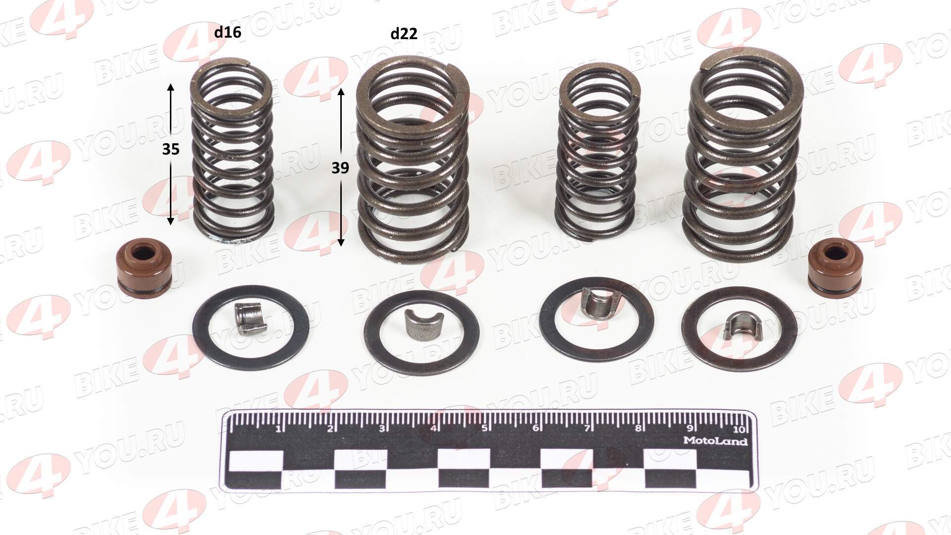 Ремкомплект клапанов 161QMK 200см3 с реверсом