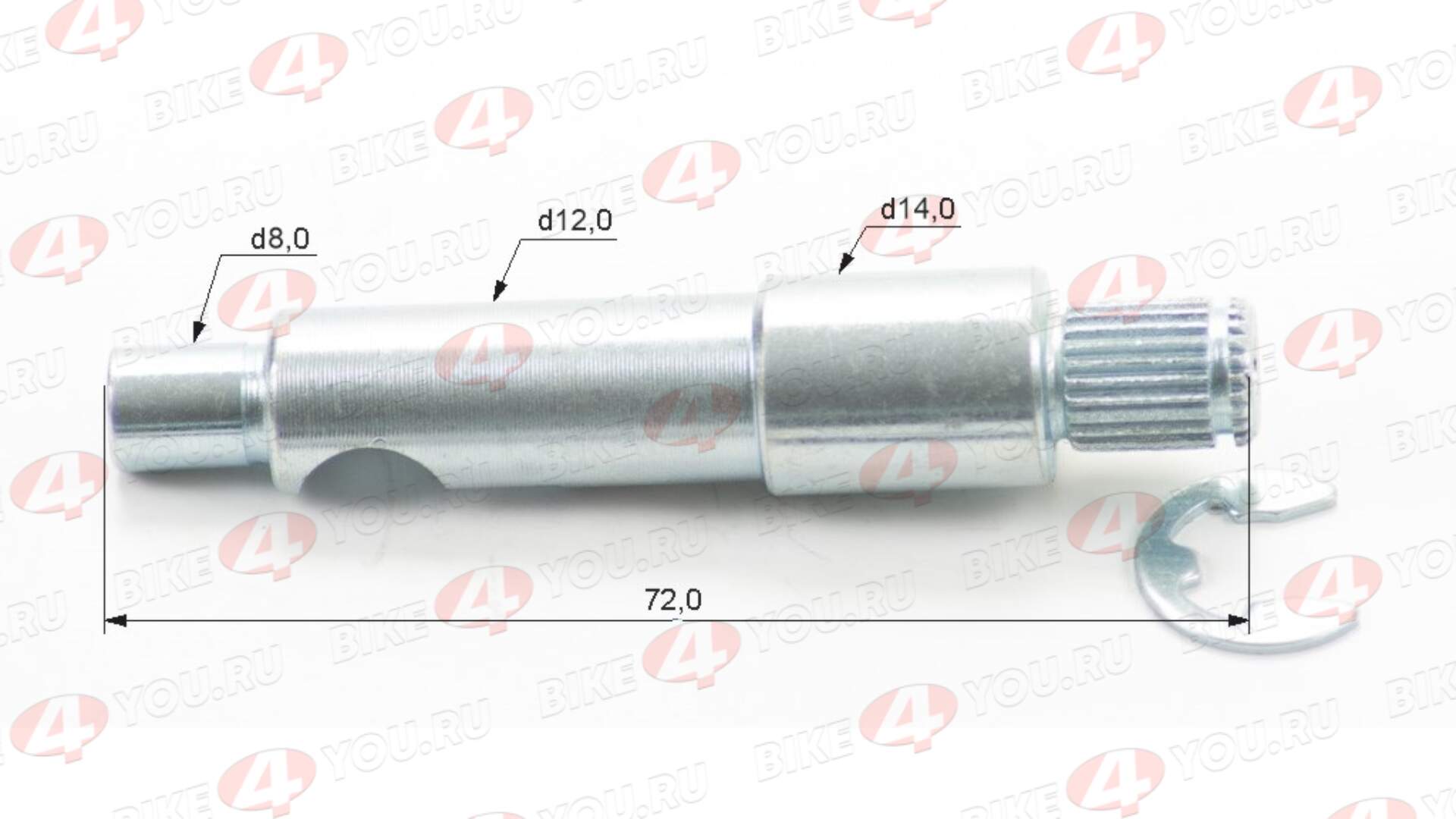 Вал сцепления 194MQ (NC450) ZS