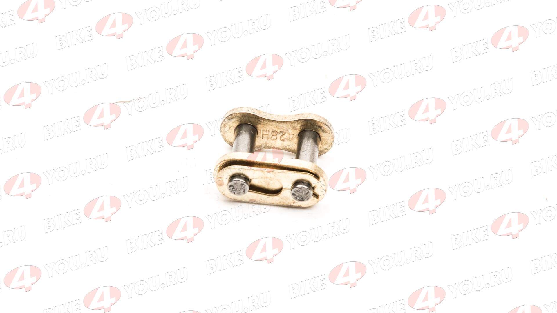 Замок цепи 428H золото