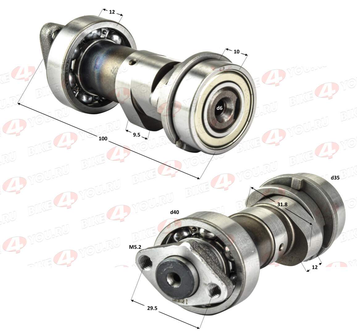 Распредвал верхний 172FMM-5 (PR250)