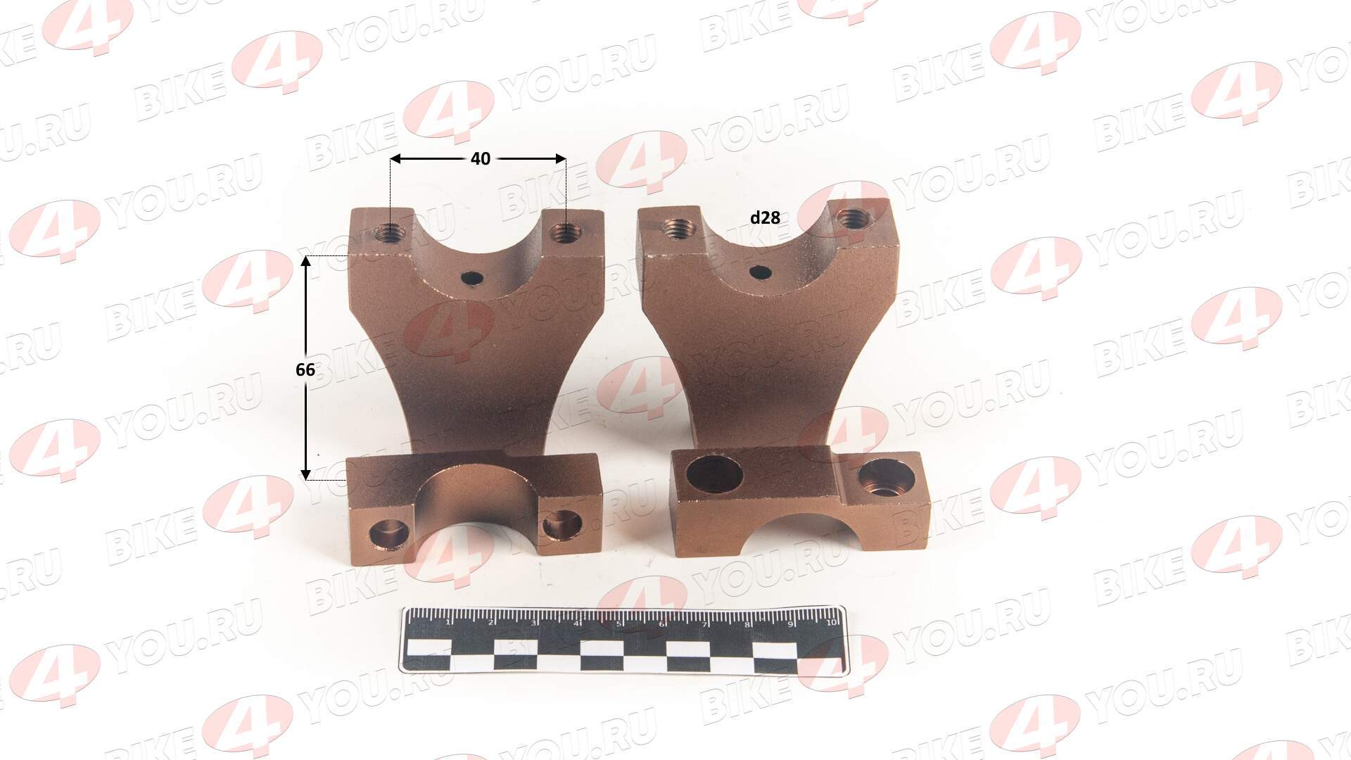 Крепление руля 28мм №4 (компл.)