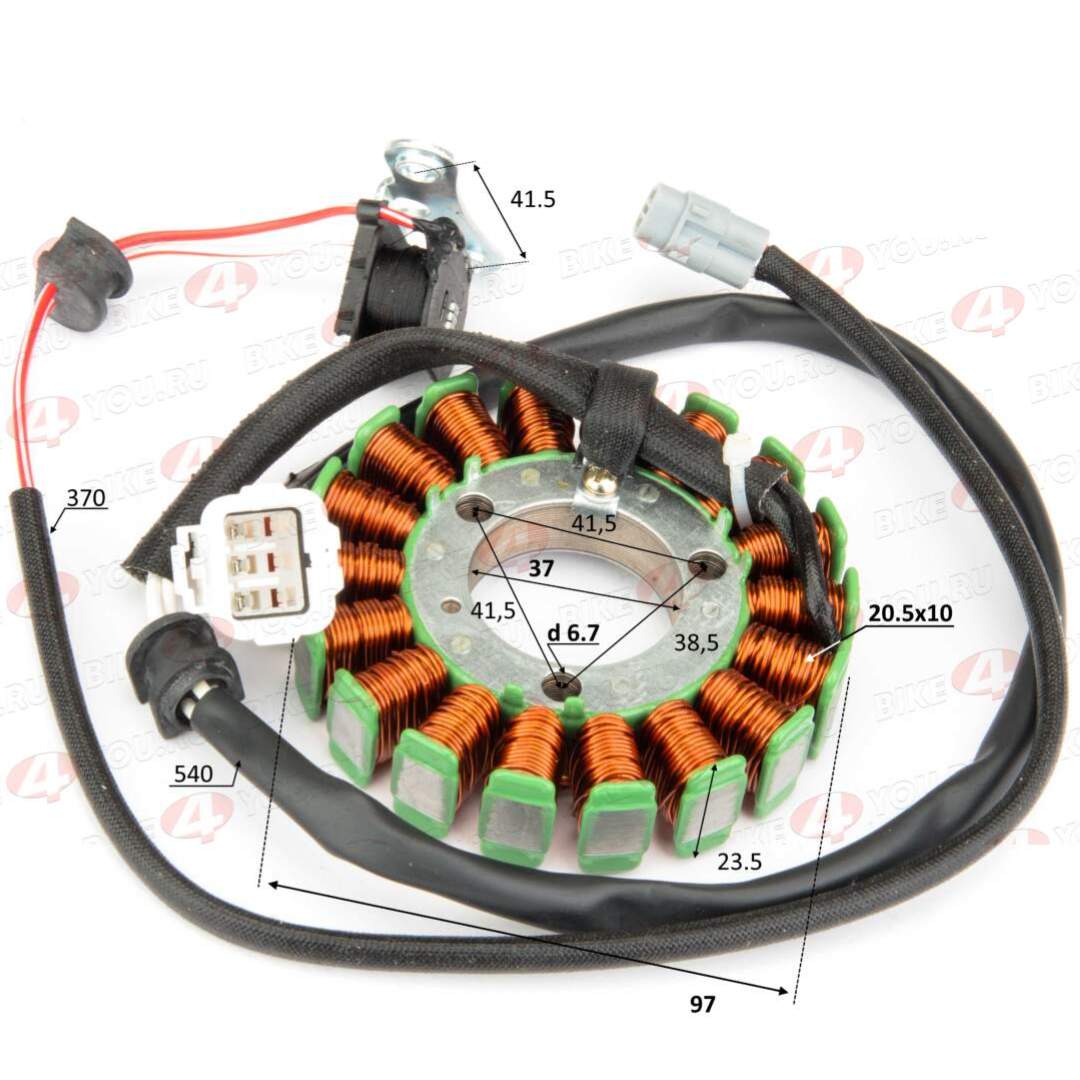 Статор генератора 166MM M7 2str 250см3 LONCIN