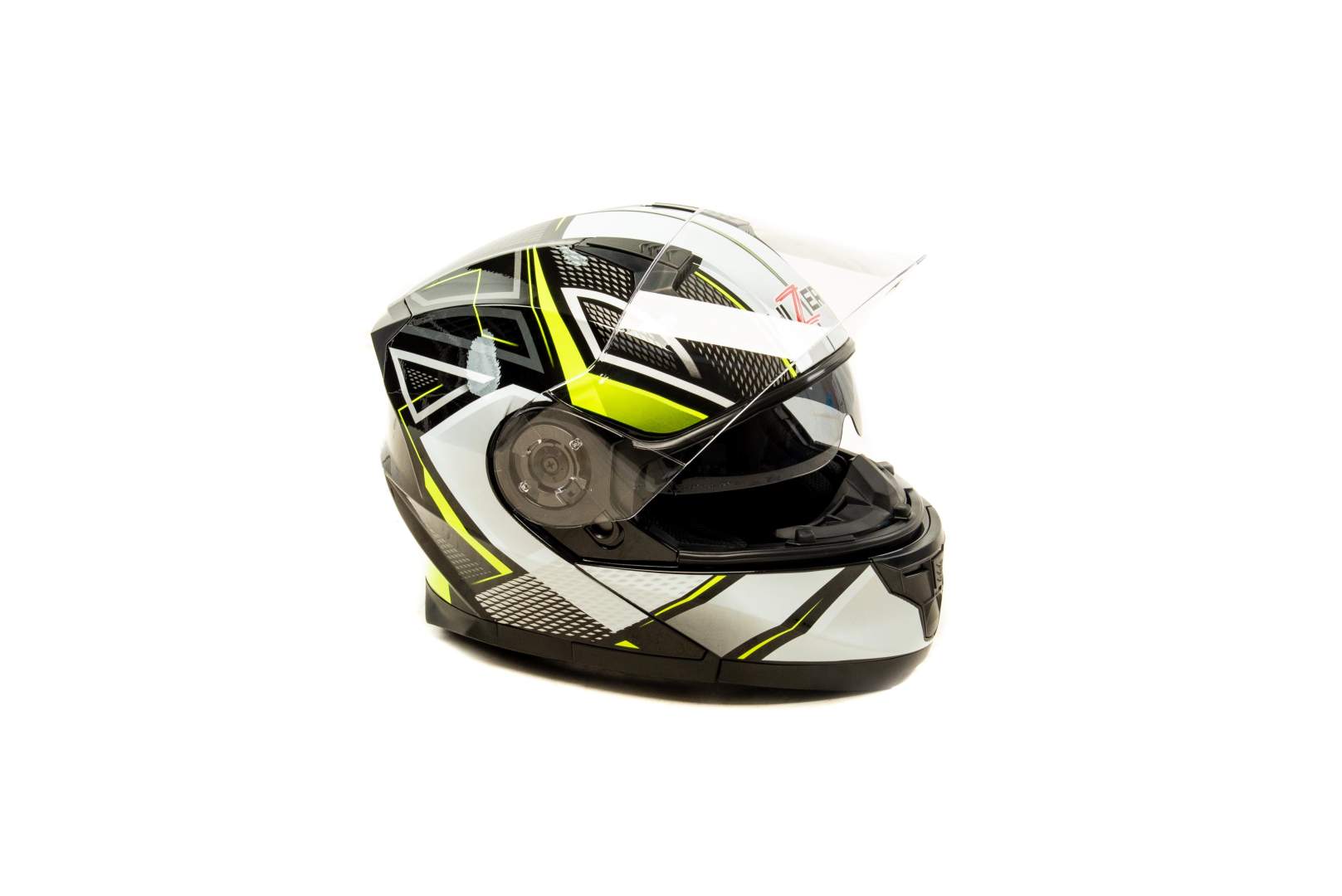 Шлем мото интеграл HIZER B5162 №3 (L)  black/lemon