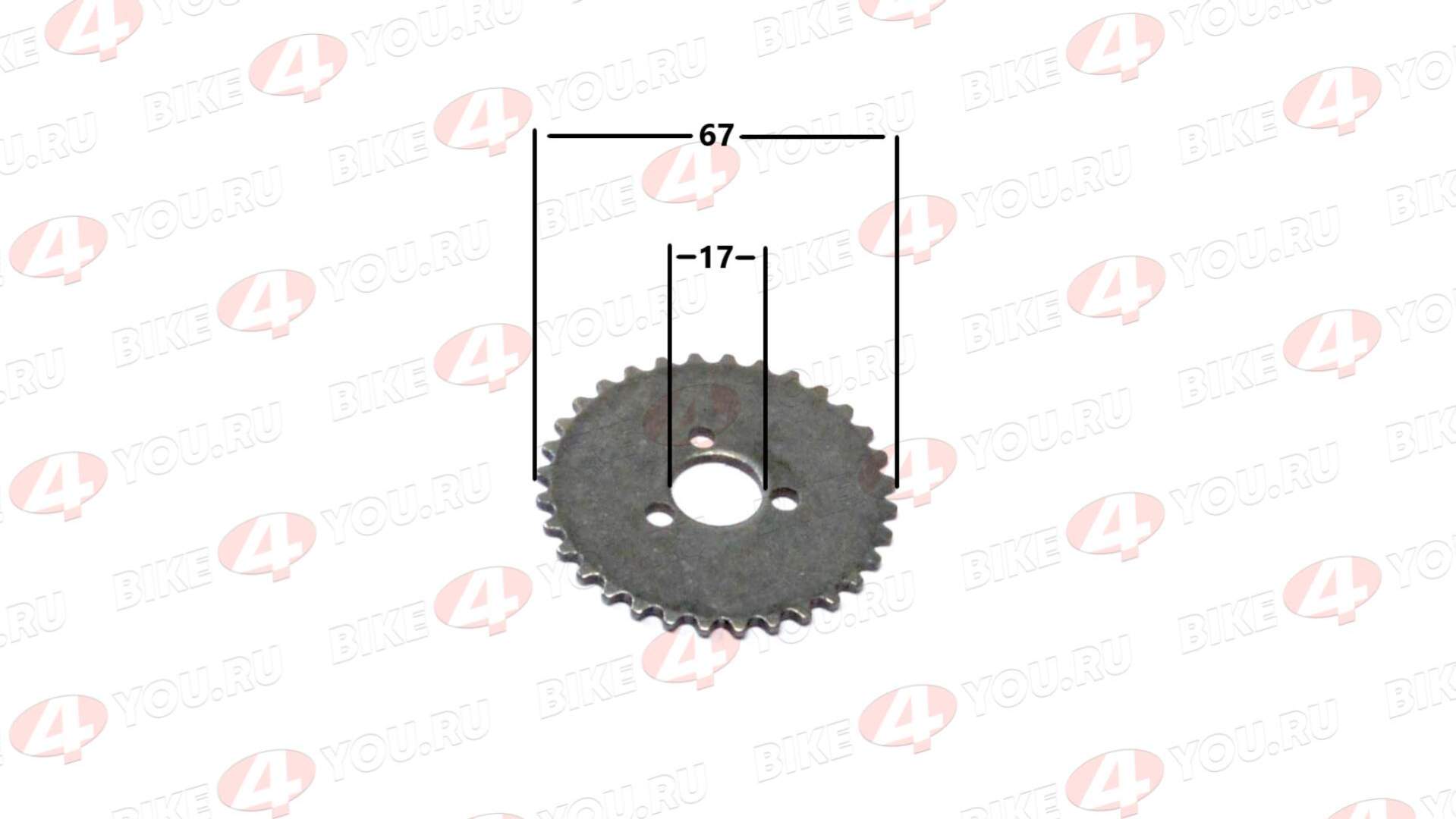 Шестерня распредвала ГРМ 152FMI 125см3 (металл)