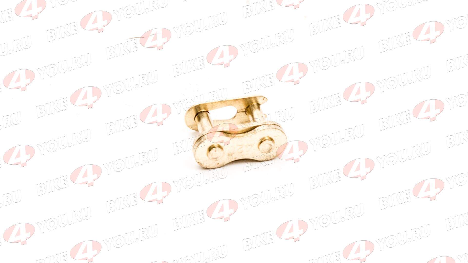 Замок цепи 420 золото