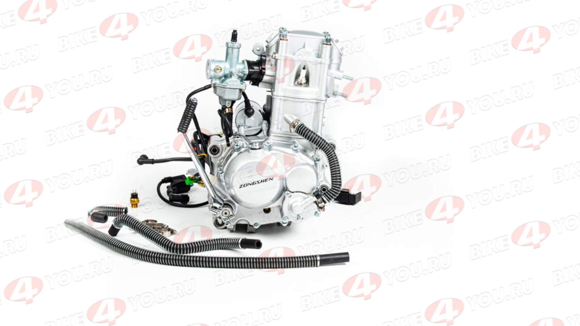 Двигатель 250см3 169MM CB250 (69x65) Zongshen 2 клапана/водянка, полный комплект