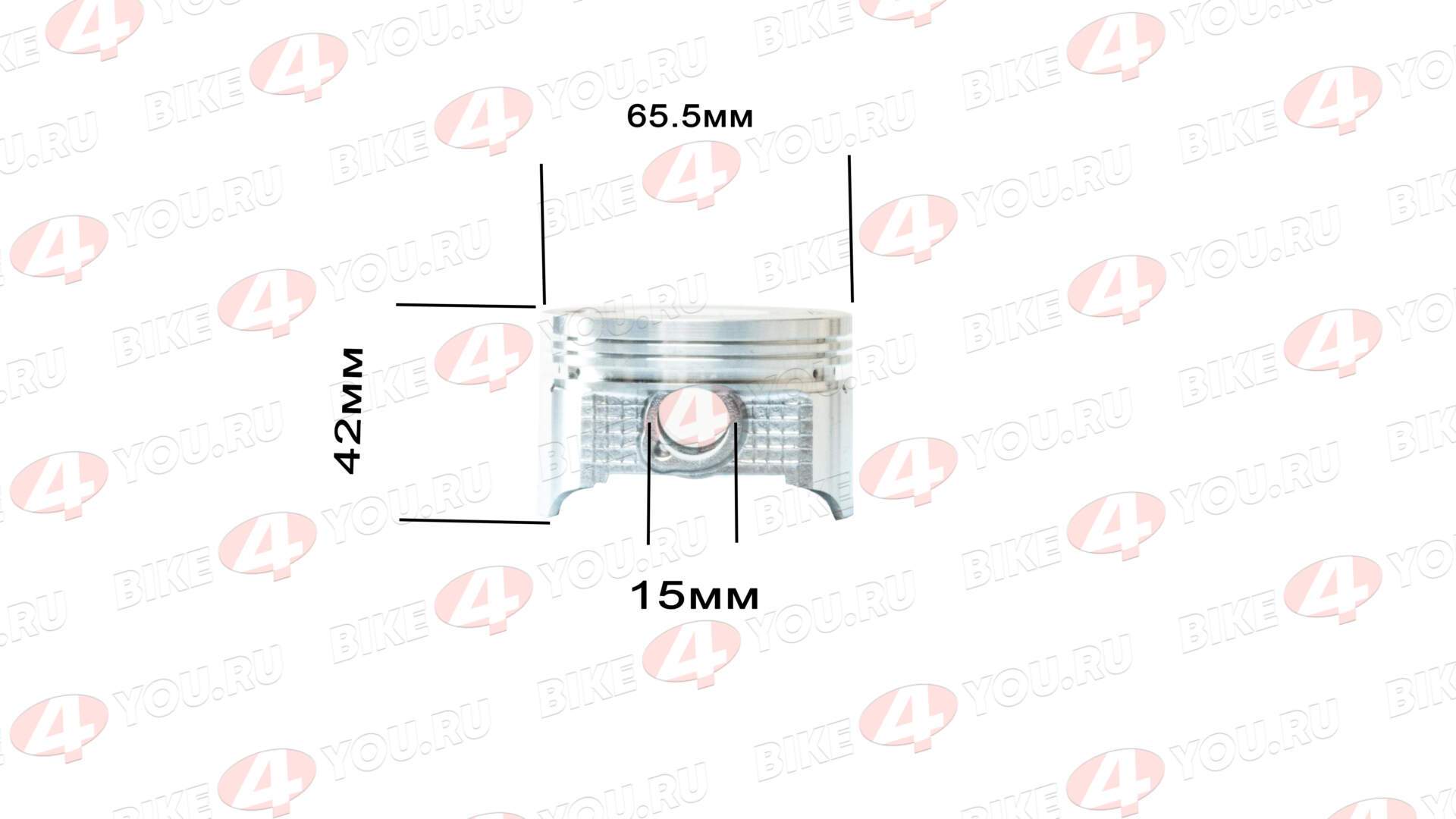 Поршень в сборе 166FMM (CBN250/CGN250) d=65.5mm 