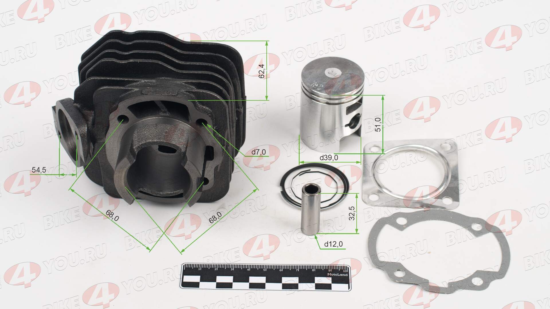 Цилиндро поршневая группа ( ЦПГ ) DIO-50 d39