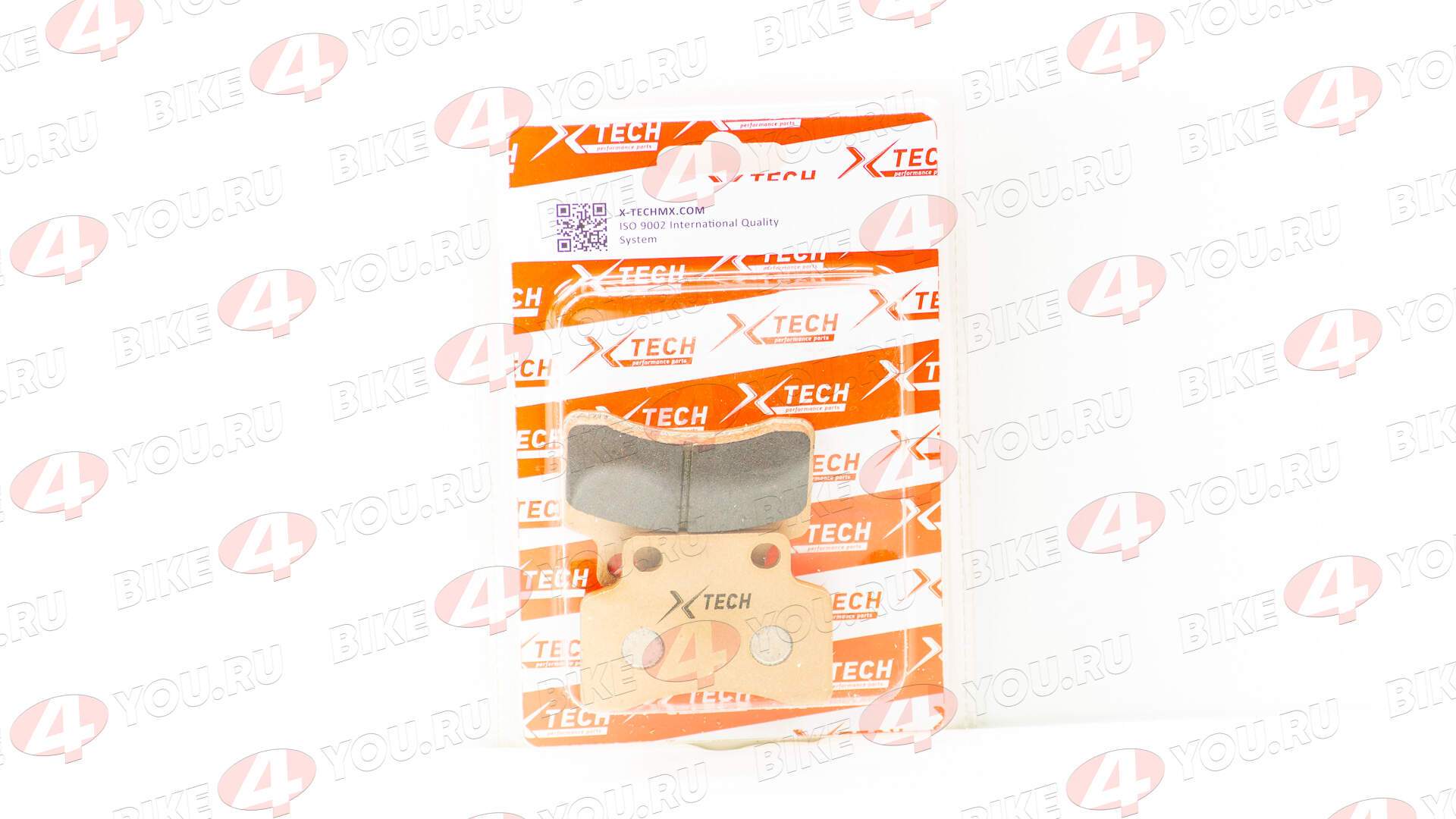 Колодки тормозные дисковые  №8 X-TECH (Coper-based) медь+кевлар
