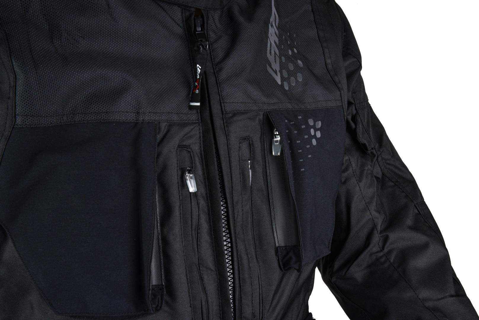 Куртка мото LEATT №3 black (текстиль) (S)