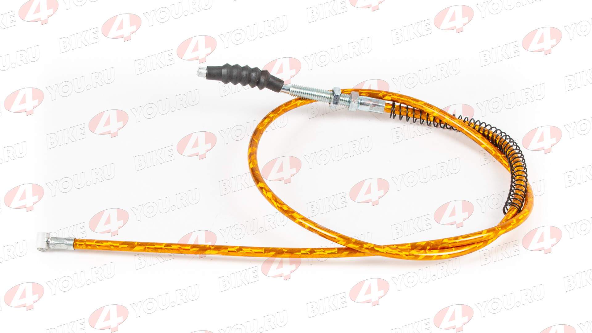 Трос сцепления 1000мм (с пружиной) желтый