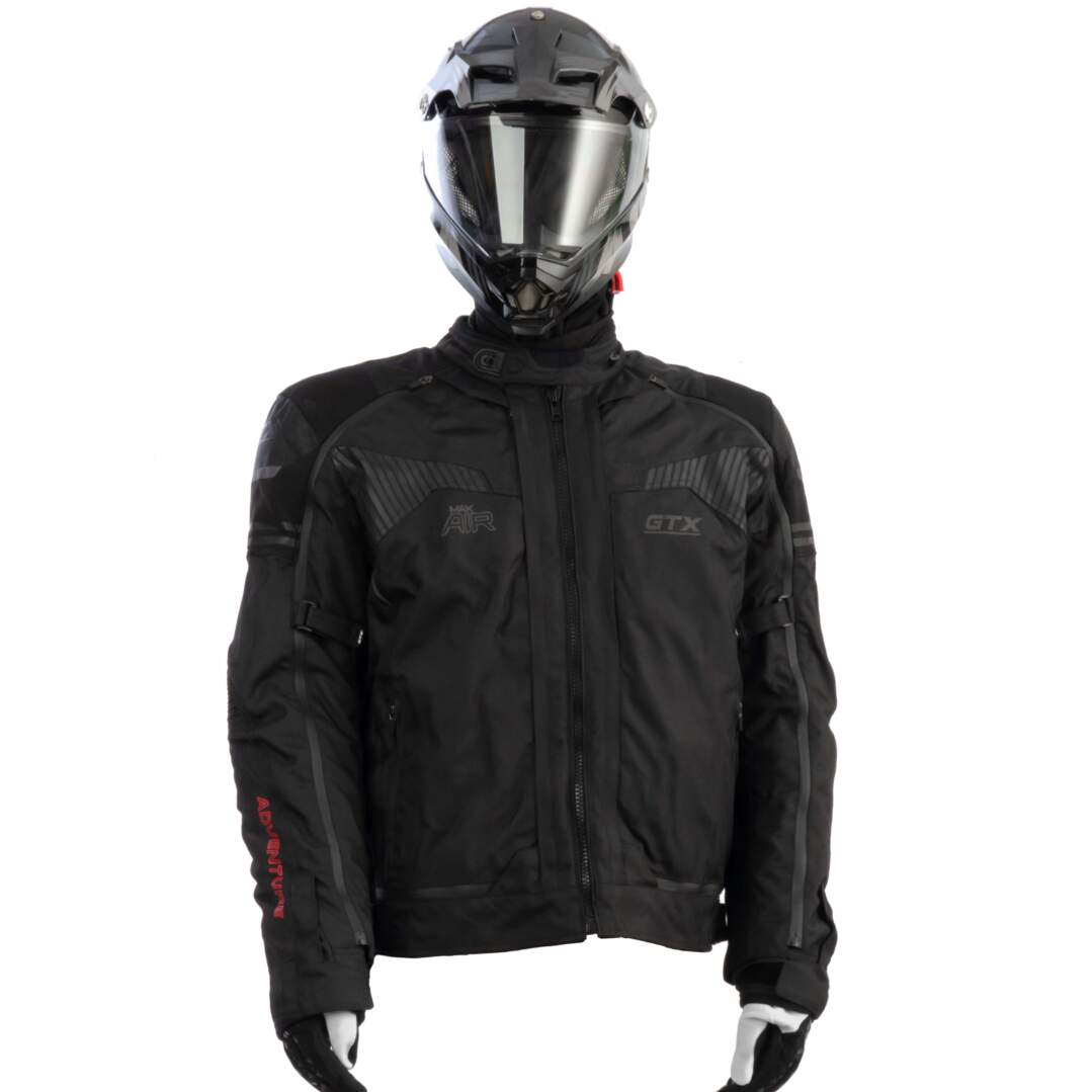 Куртка мотоциклетная (текстиль) GTX EJ-2409 BLACK (M)