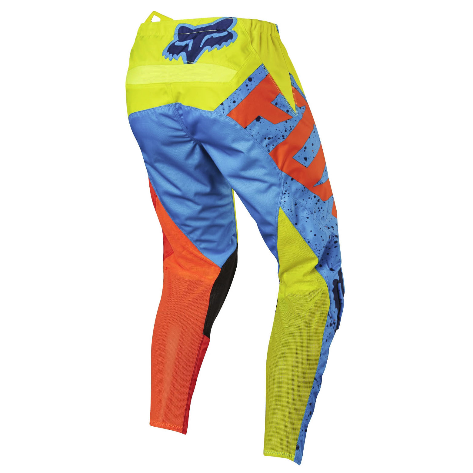 Штаны для мотокросса (детские) FOX №2 / Blue/Neon-Green (рост 130-140 см)