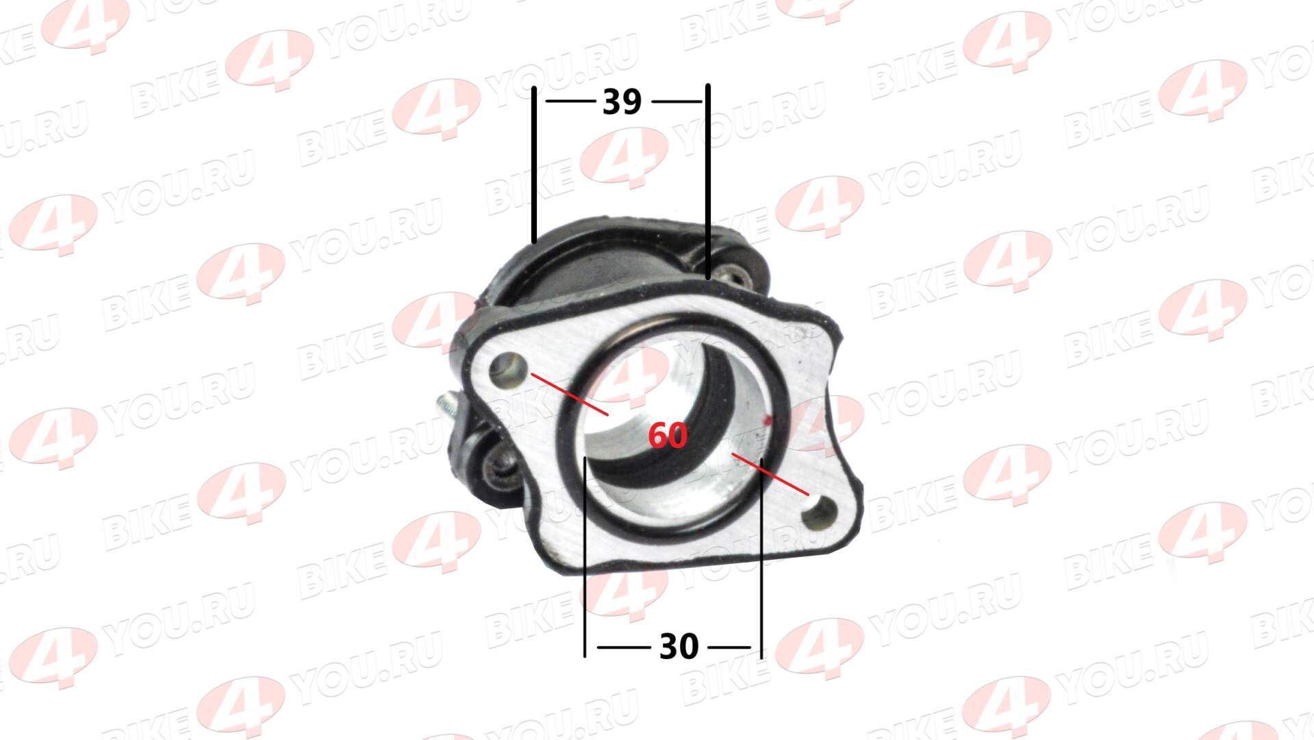 Патрубок впускной (металл) 166FMM (CBN250)