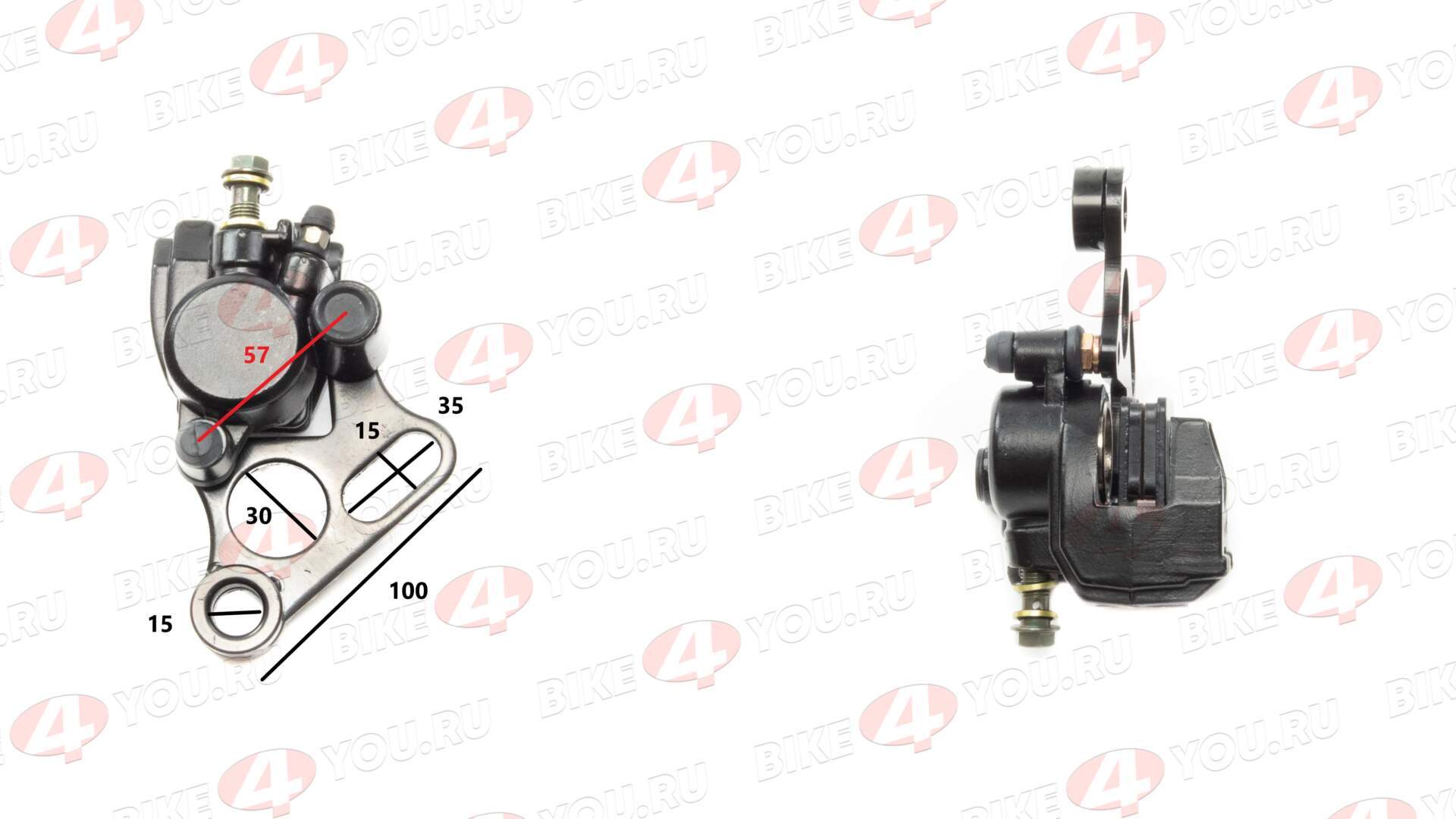 Суппорт задний (1 поршень) TTR125