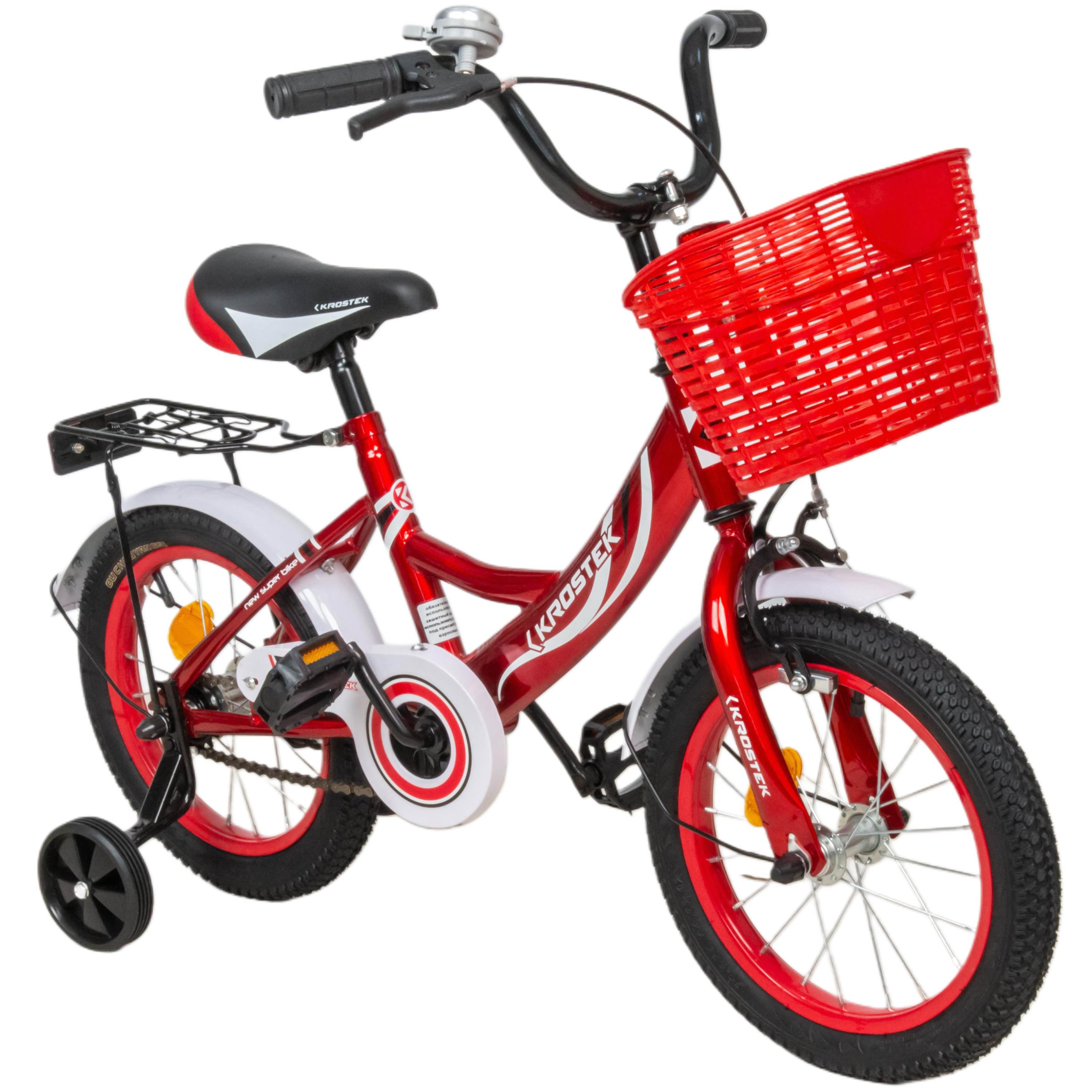 Велосипед 14" KROSTEK WAKE (красный)