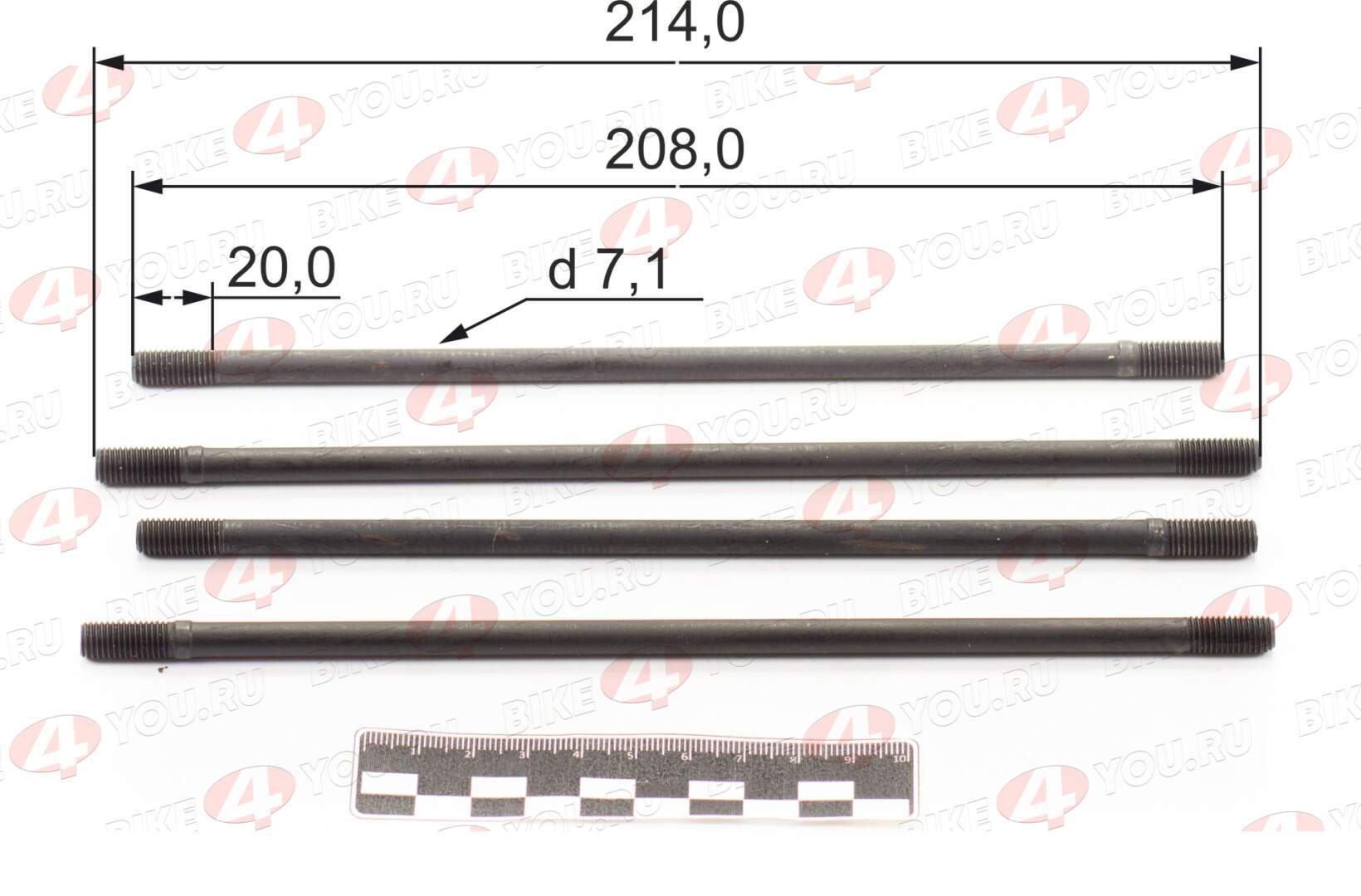 Шпильки цилиндра W150 155см3 (компл=4шт) 