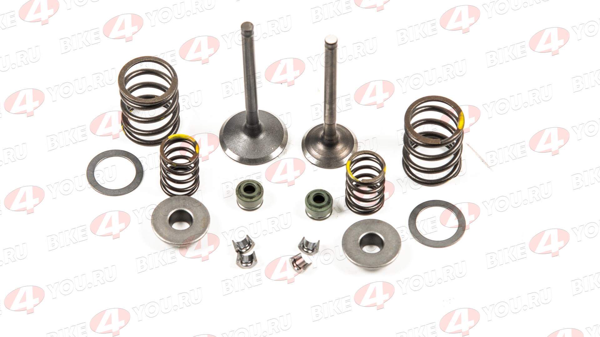 Клапаны впуск+выпуск+ремкомплект W150 155см3 ZS