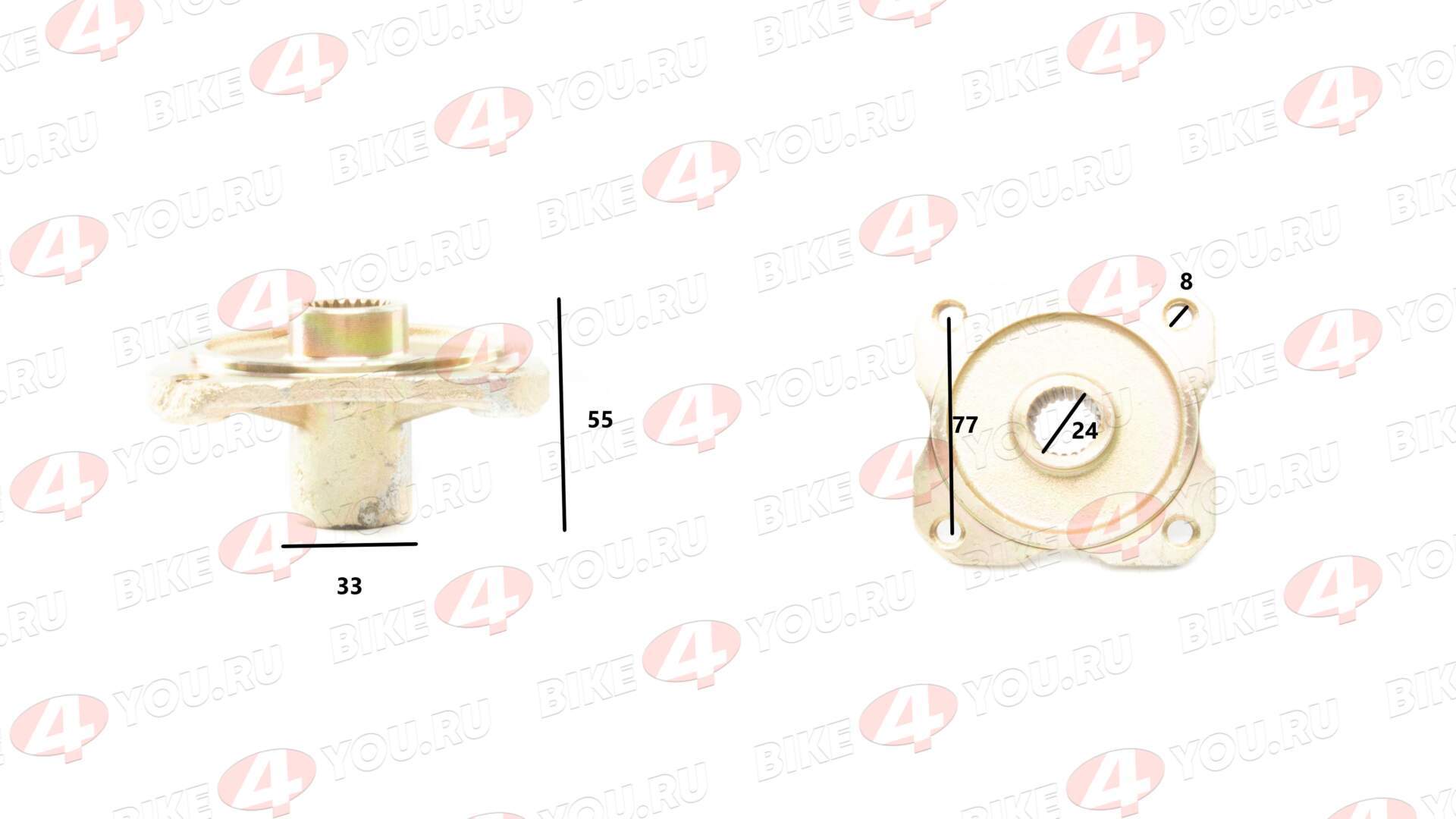 Ступица задней оси ATV ALL ROAD/ADVENTURE/COYOTE/WILD, 4х110х24